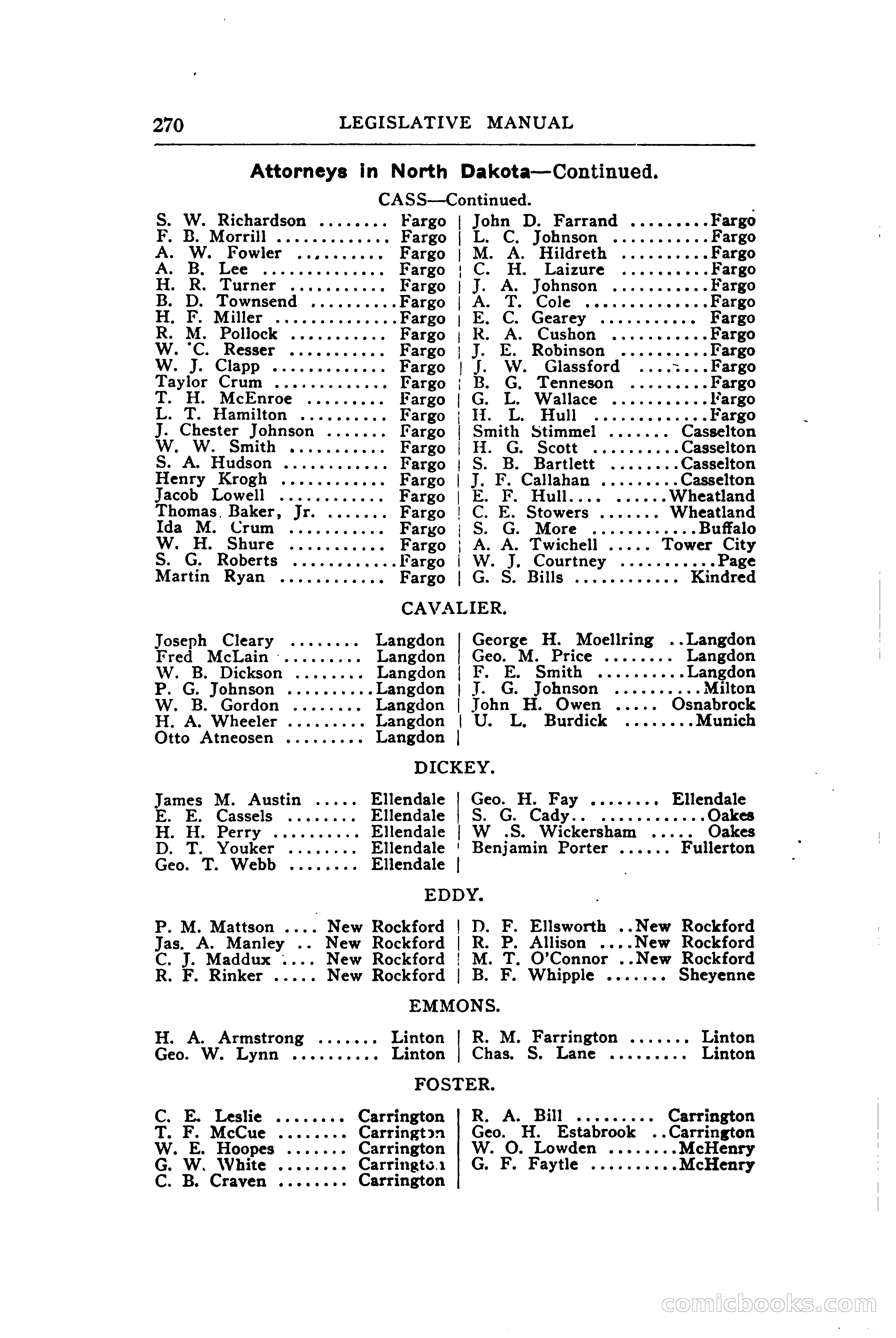 North Dakota Blue Book — page 329 of 394