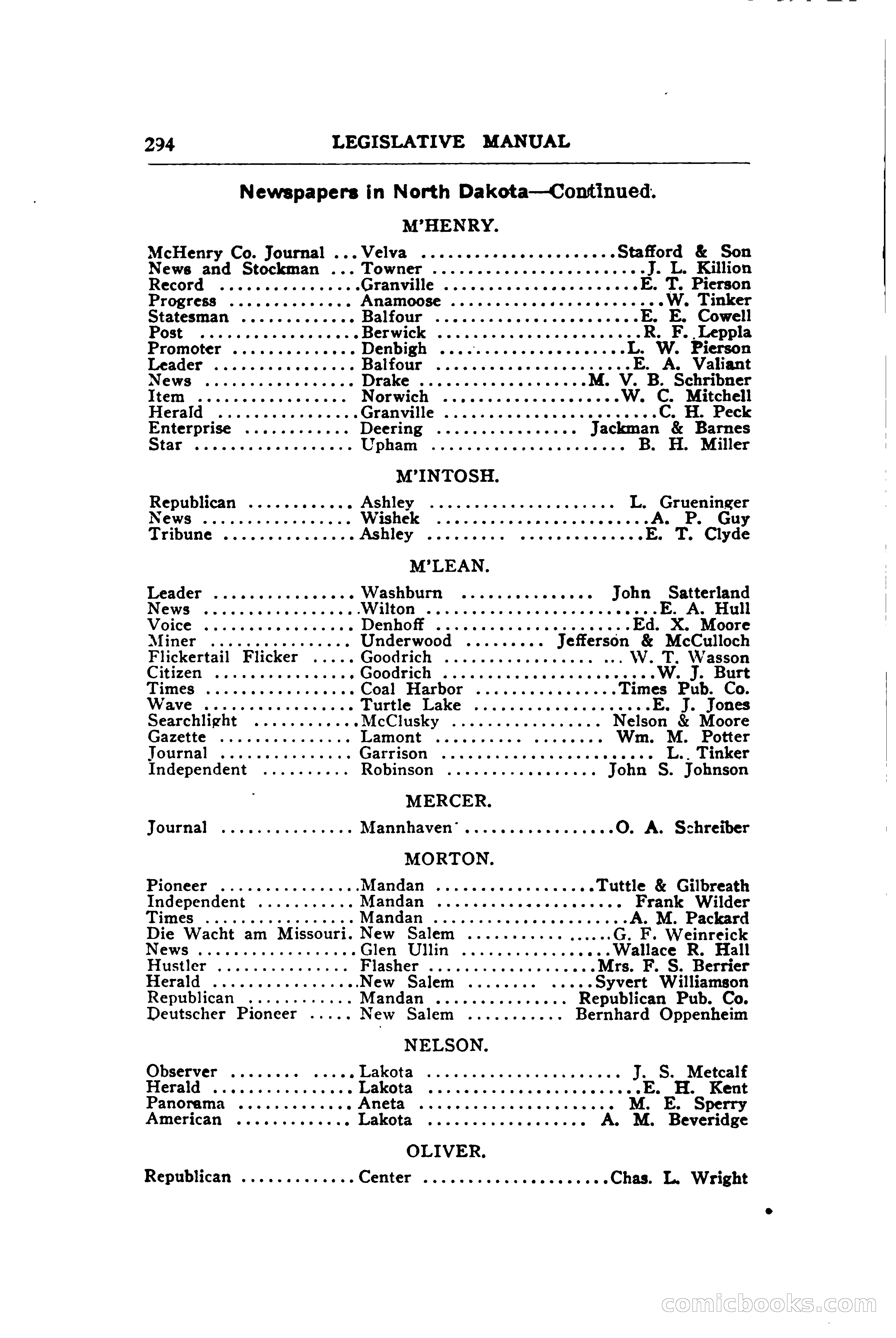 North Dakota Blue Book — page 353 of 394