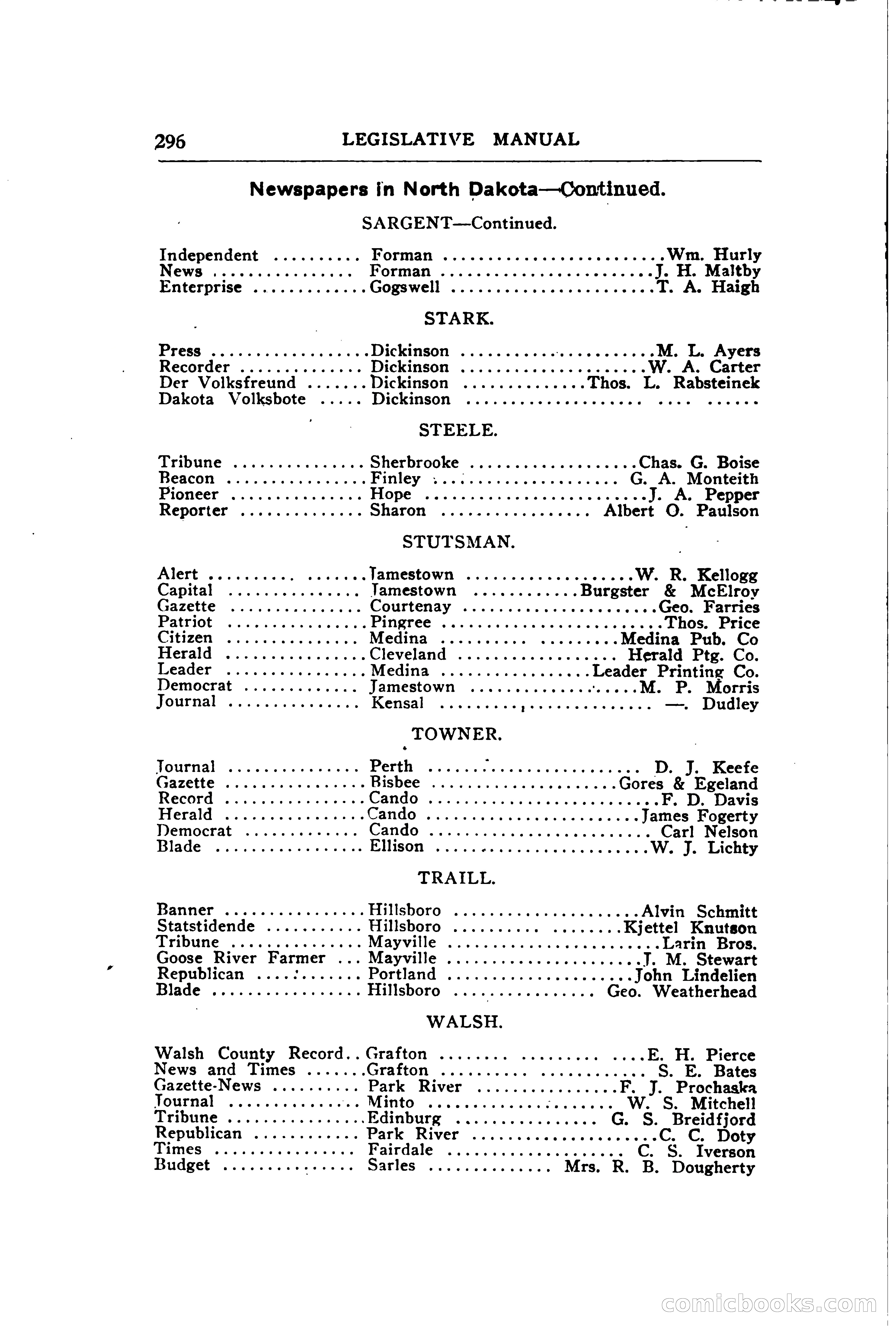 North Dakota Blue Book — page 355 of 394