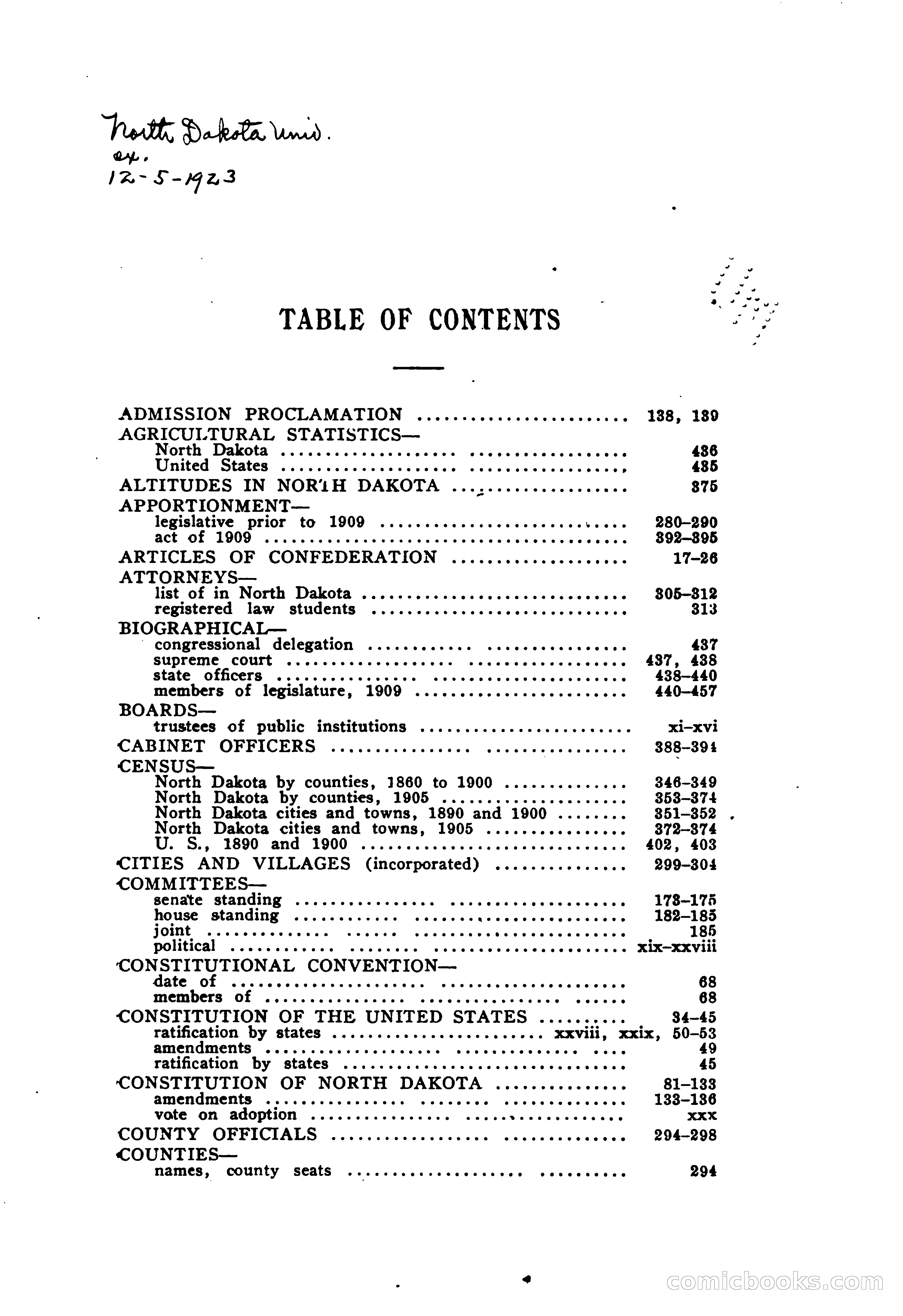 North Dakota Blue Book — page 8 of 395