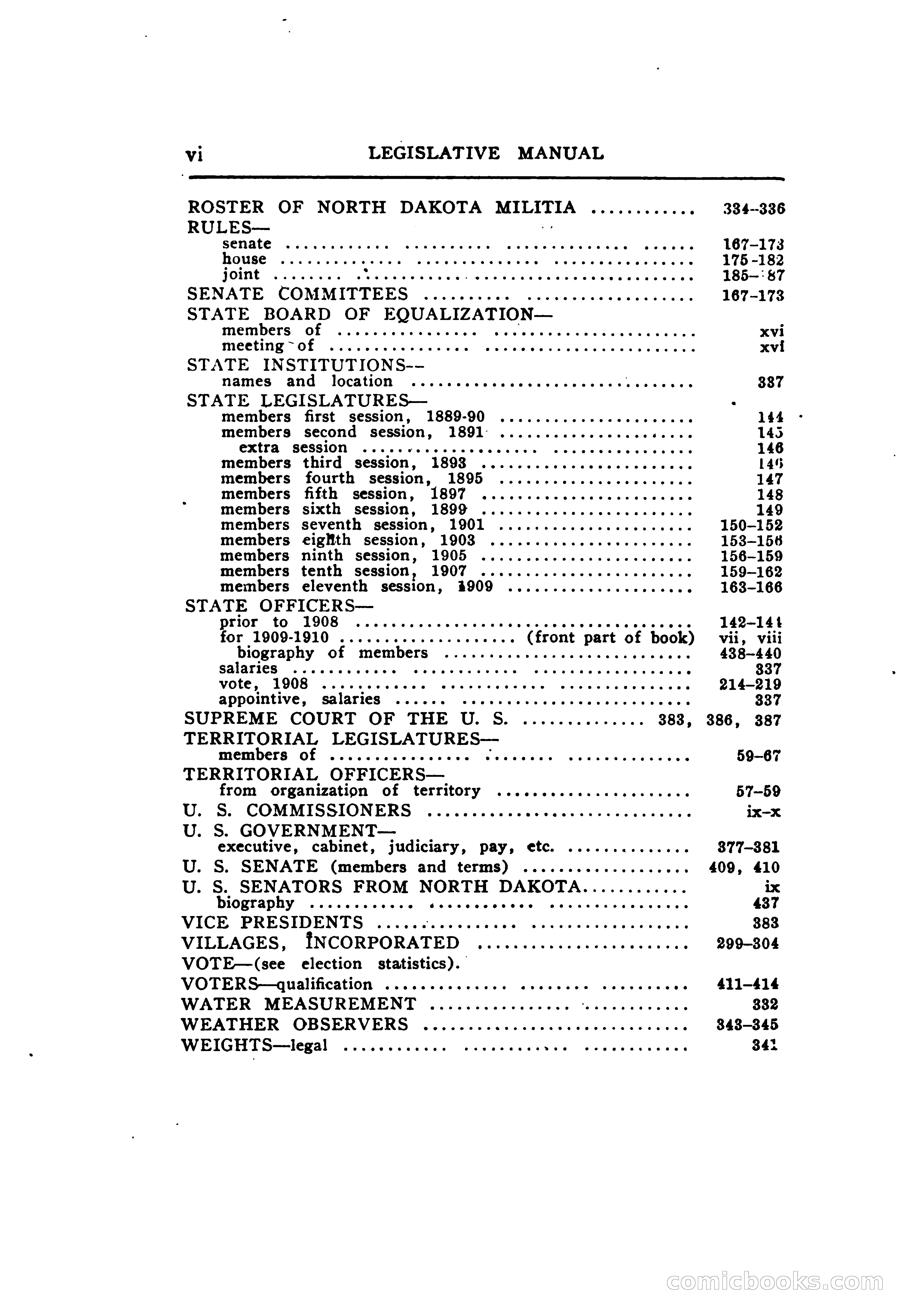 North Dakota Blue Book — page 11 of 395