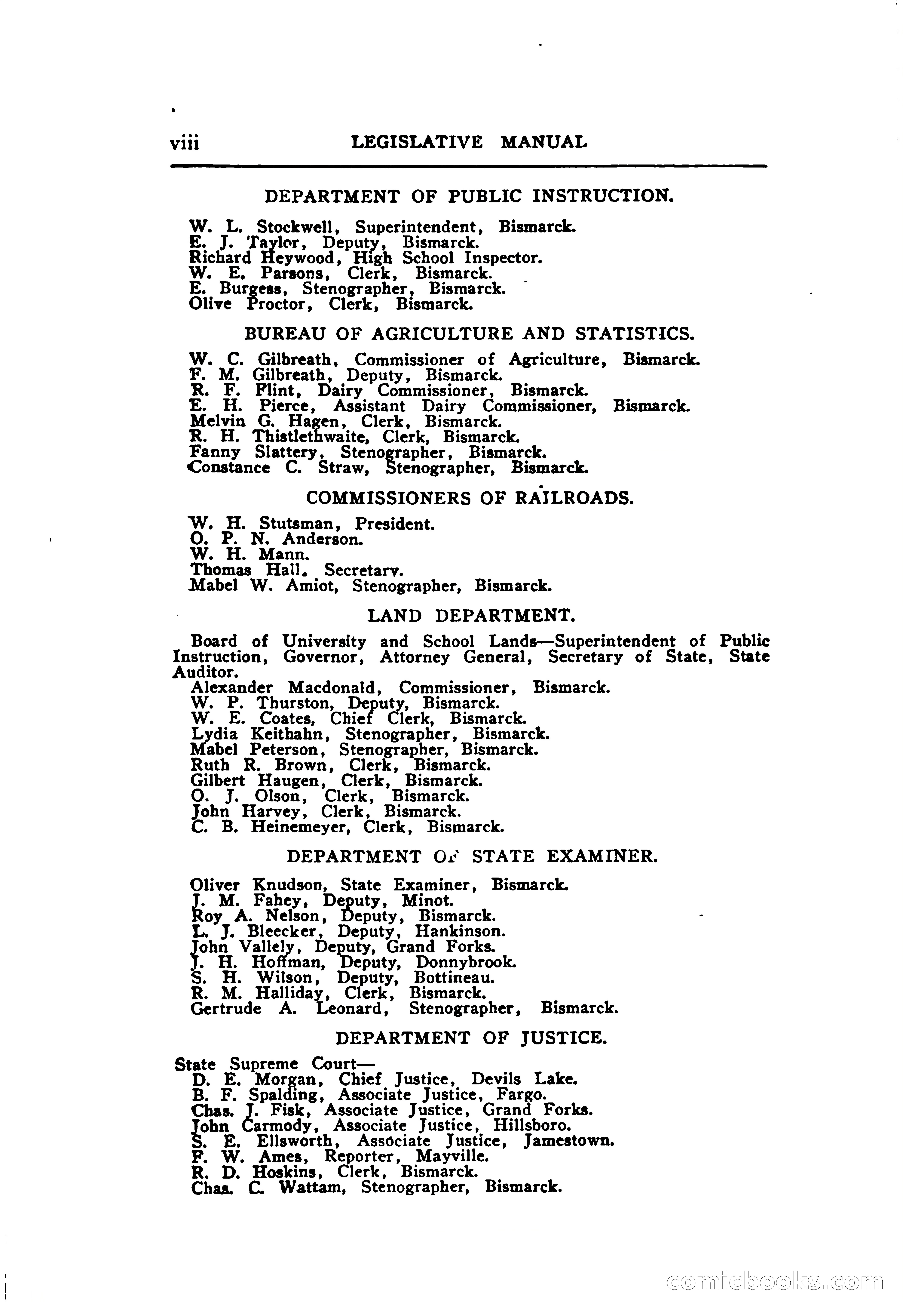 North Dakota Blue Book — page 13 of 395