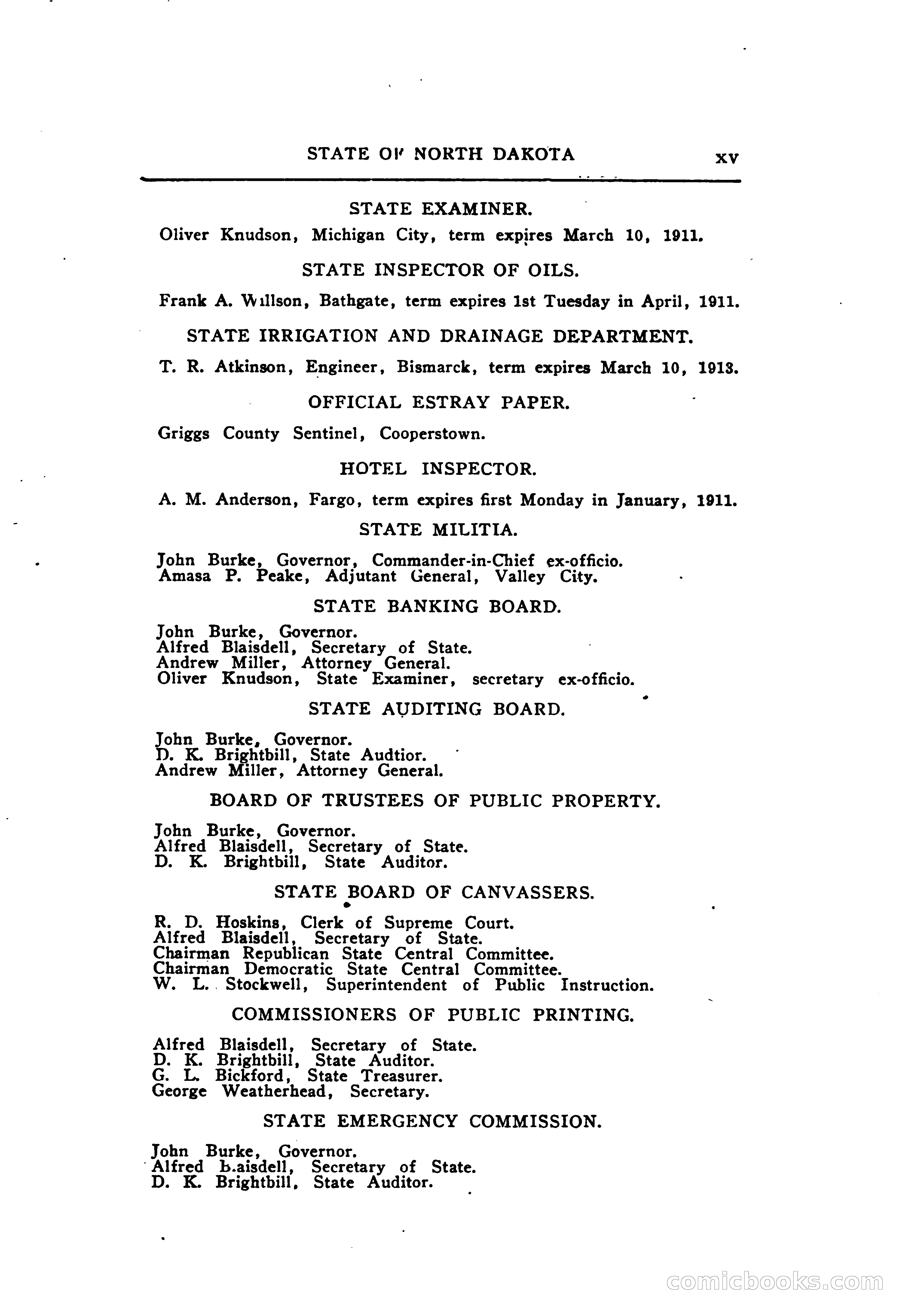 North Dakota Blue Book — page 30 of 395
