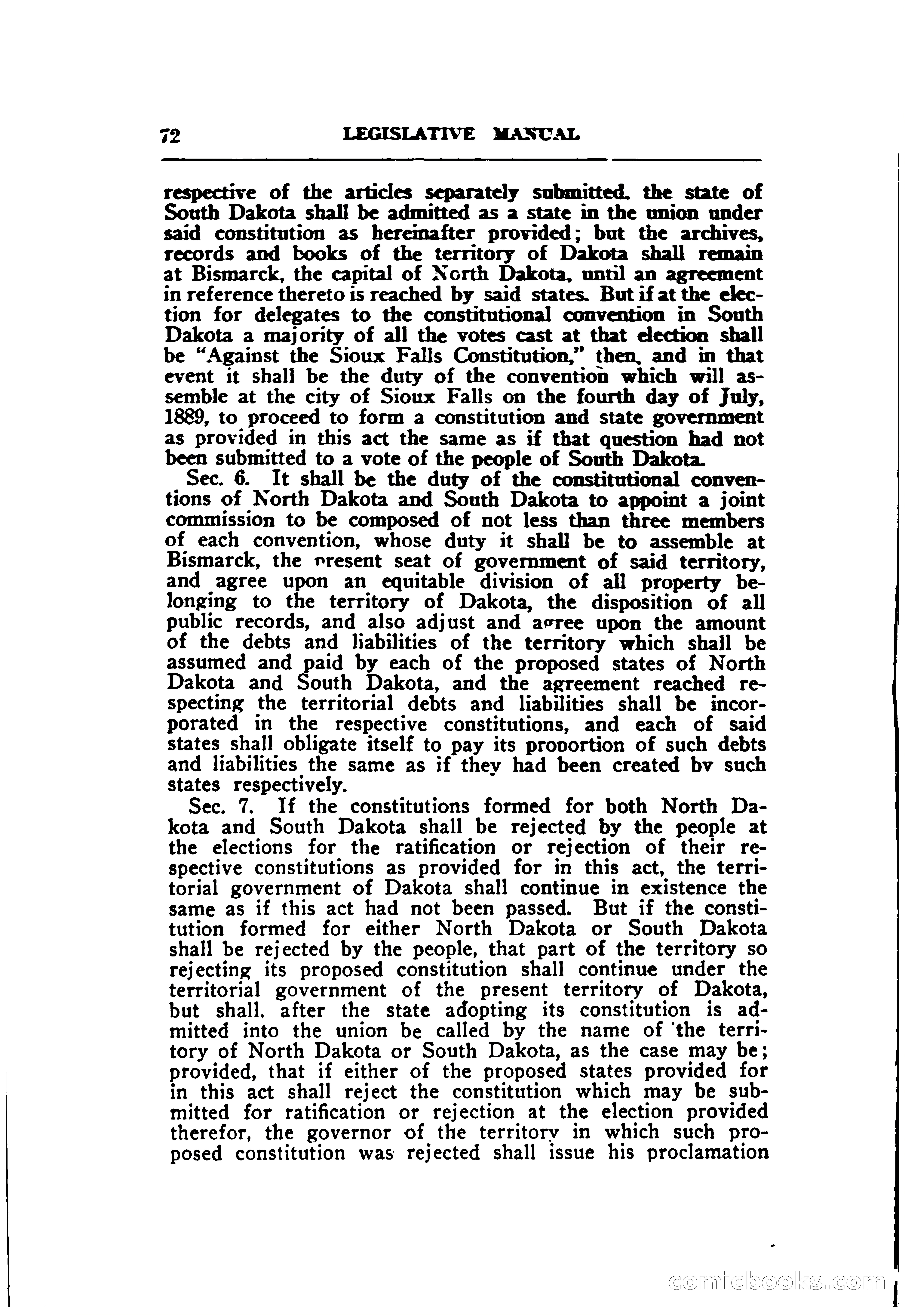 North Dakota Blue Book — page 123 of 395