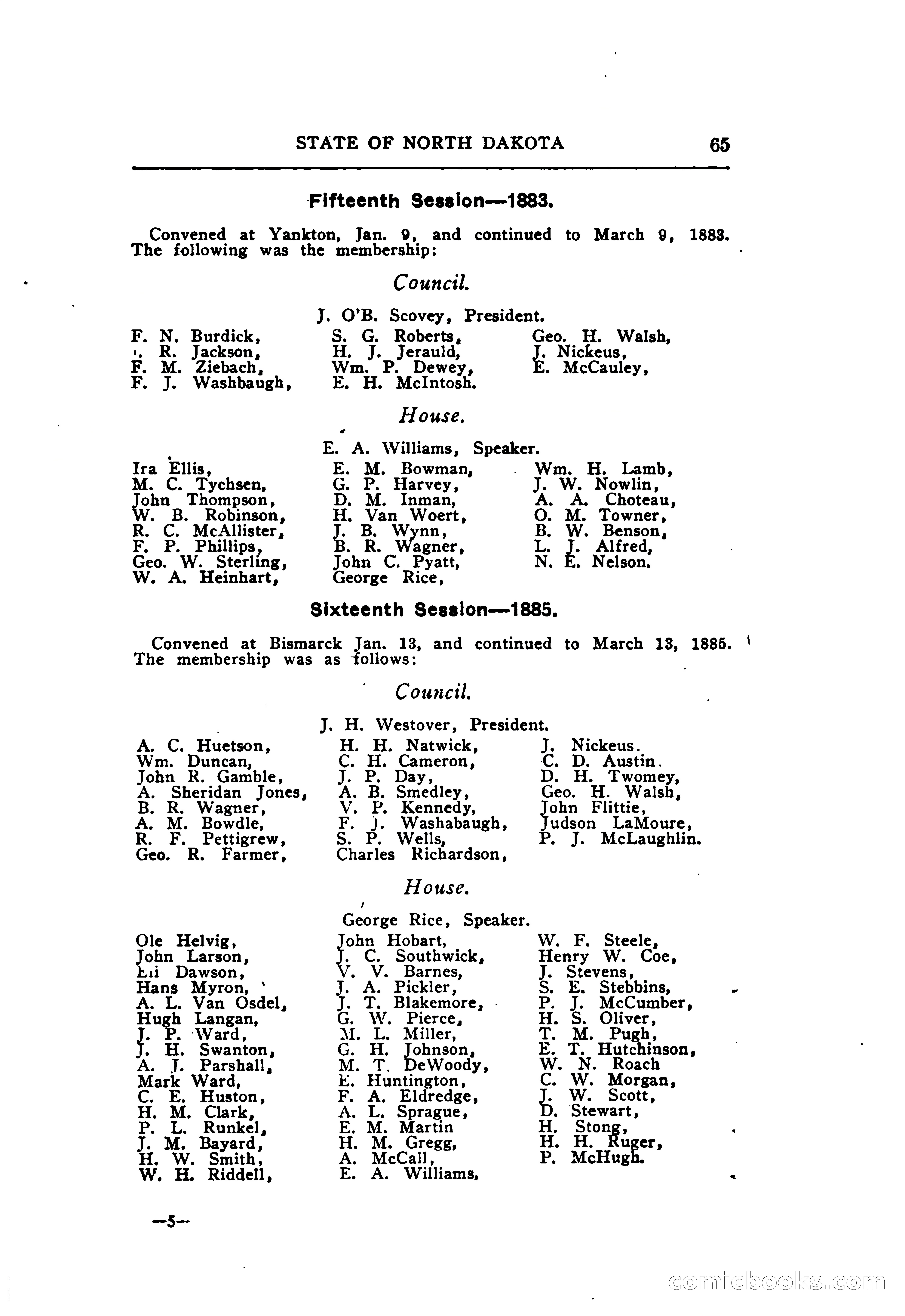 North Dakota Blue Book — page 126 of 395
