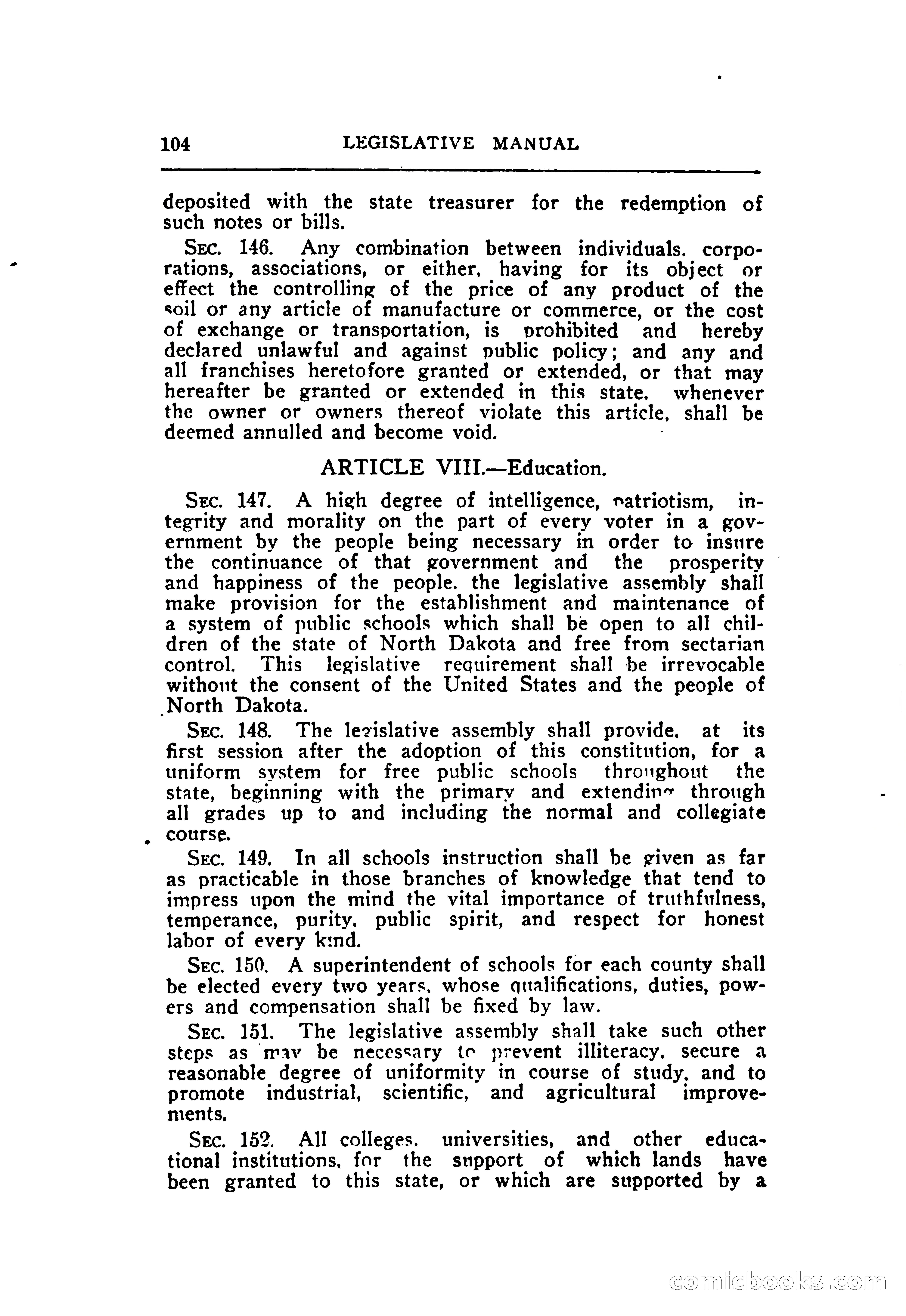 North Dakota Blue Book — page 165 of 395
