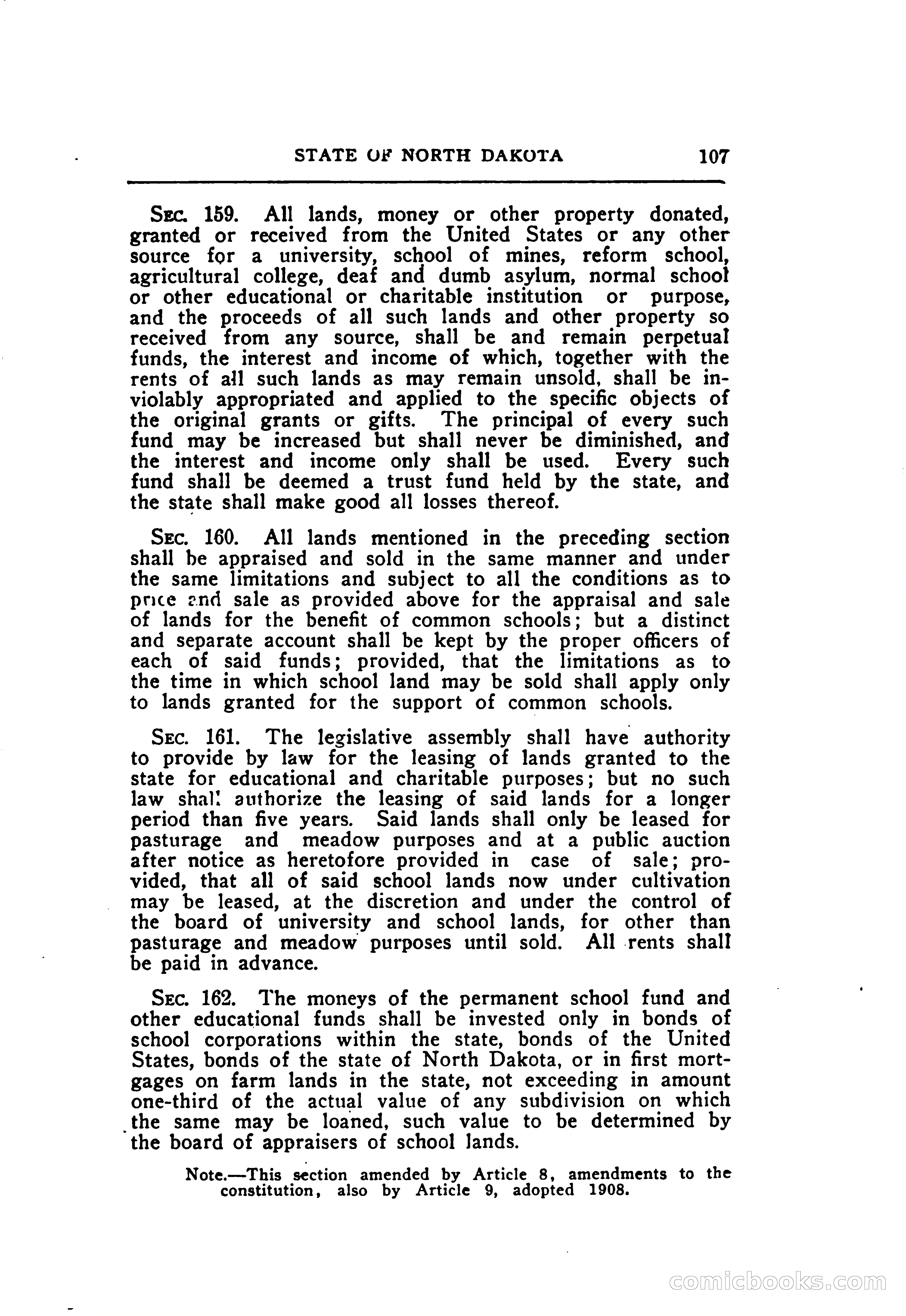 North Dakota Blue Book — page 168 of 395