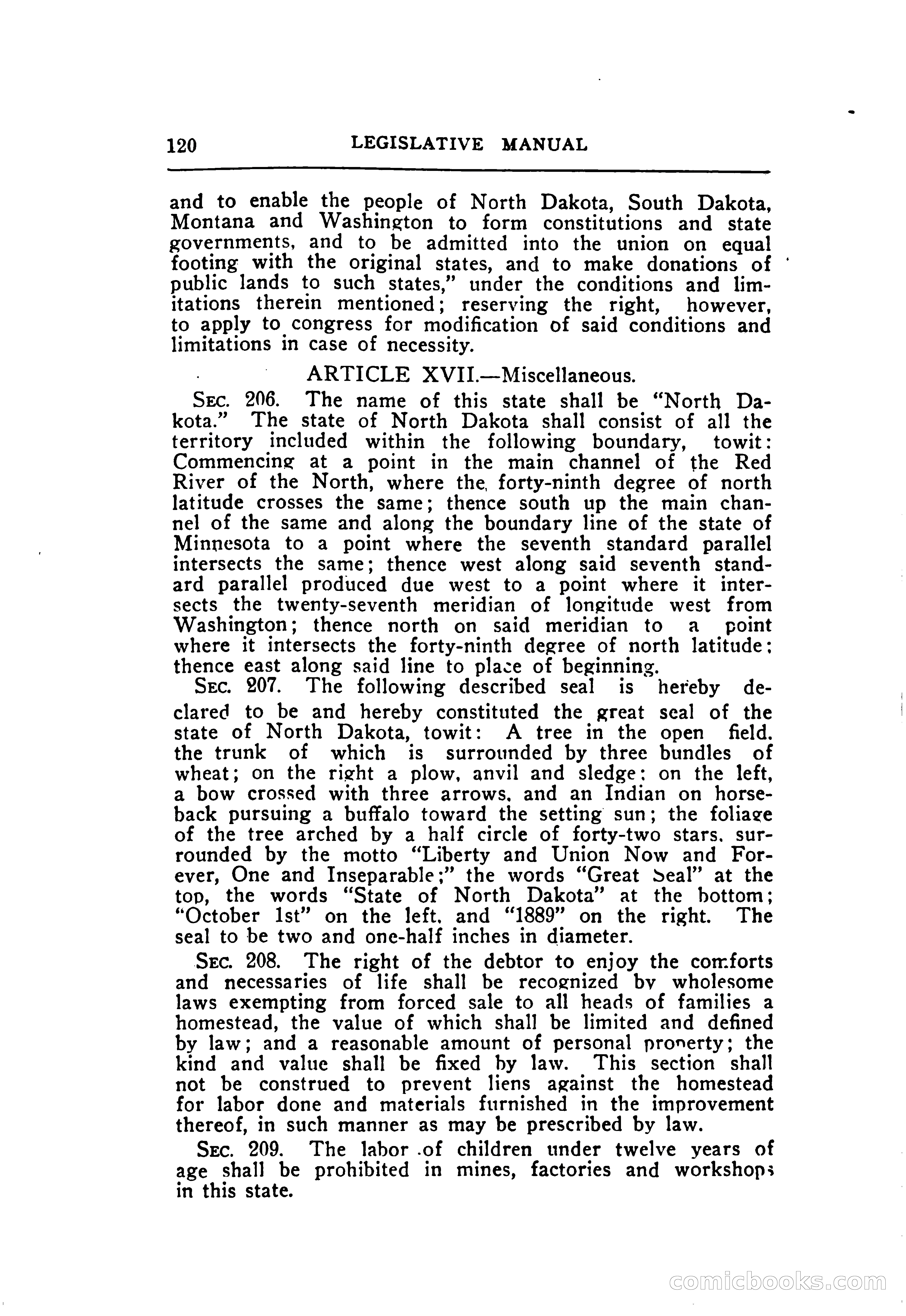 North Dakota Blue Book — page 181 of 395