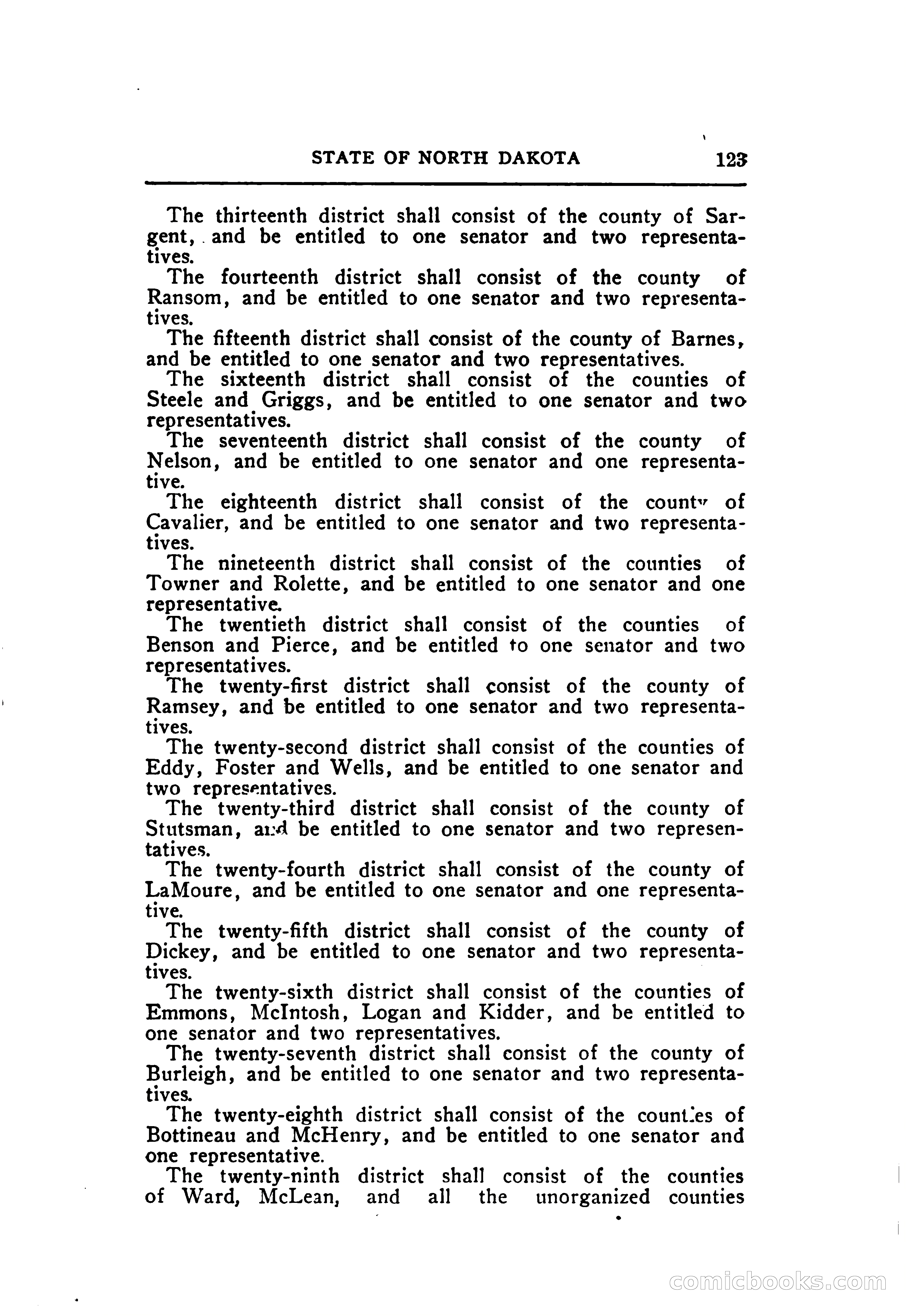 North Dakota Blue Book — page 184 of 395