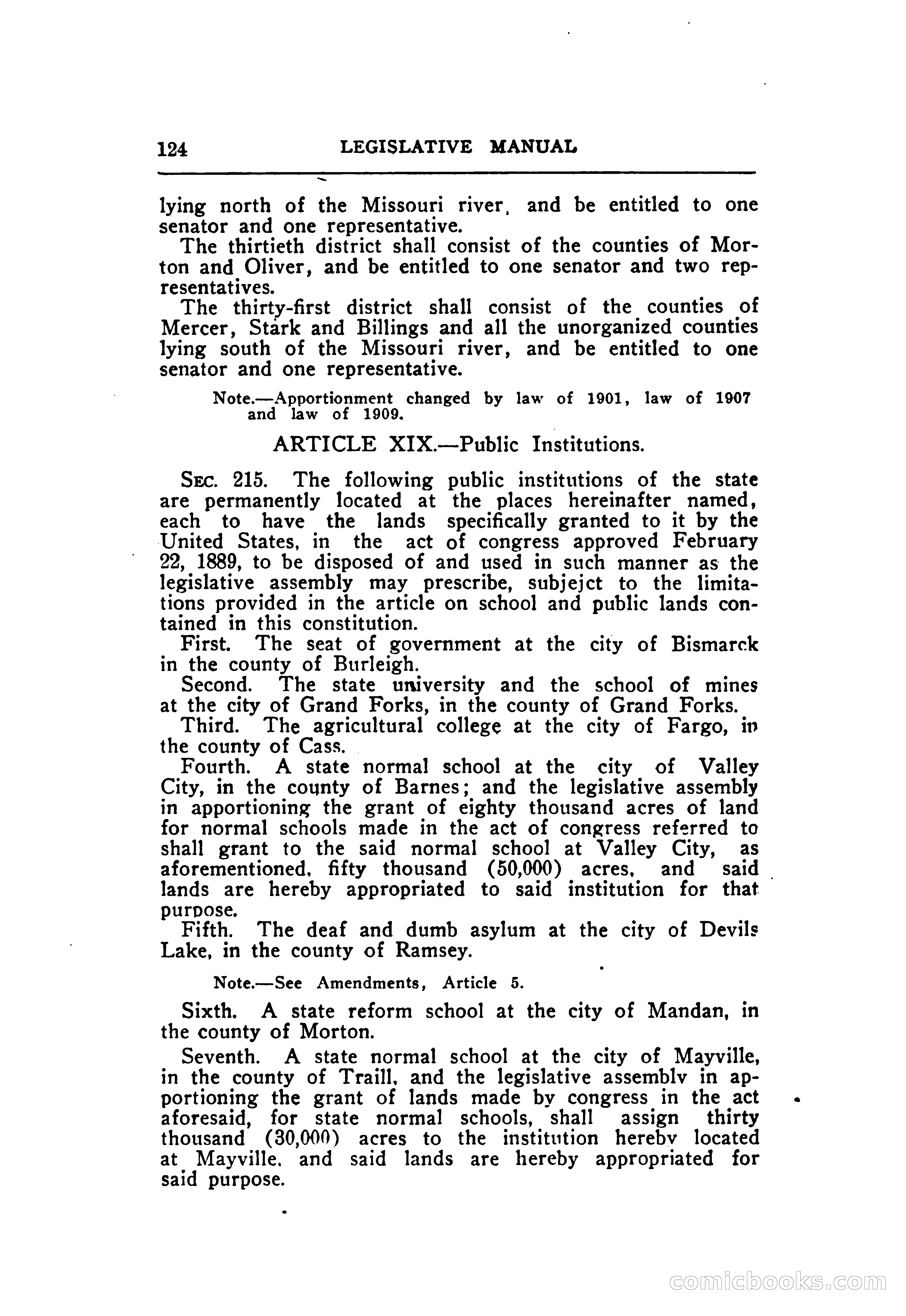 North Dakota Blue Book — page 185 of 395
