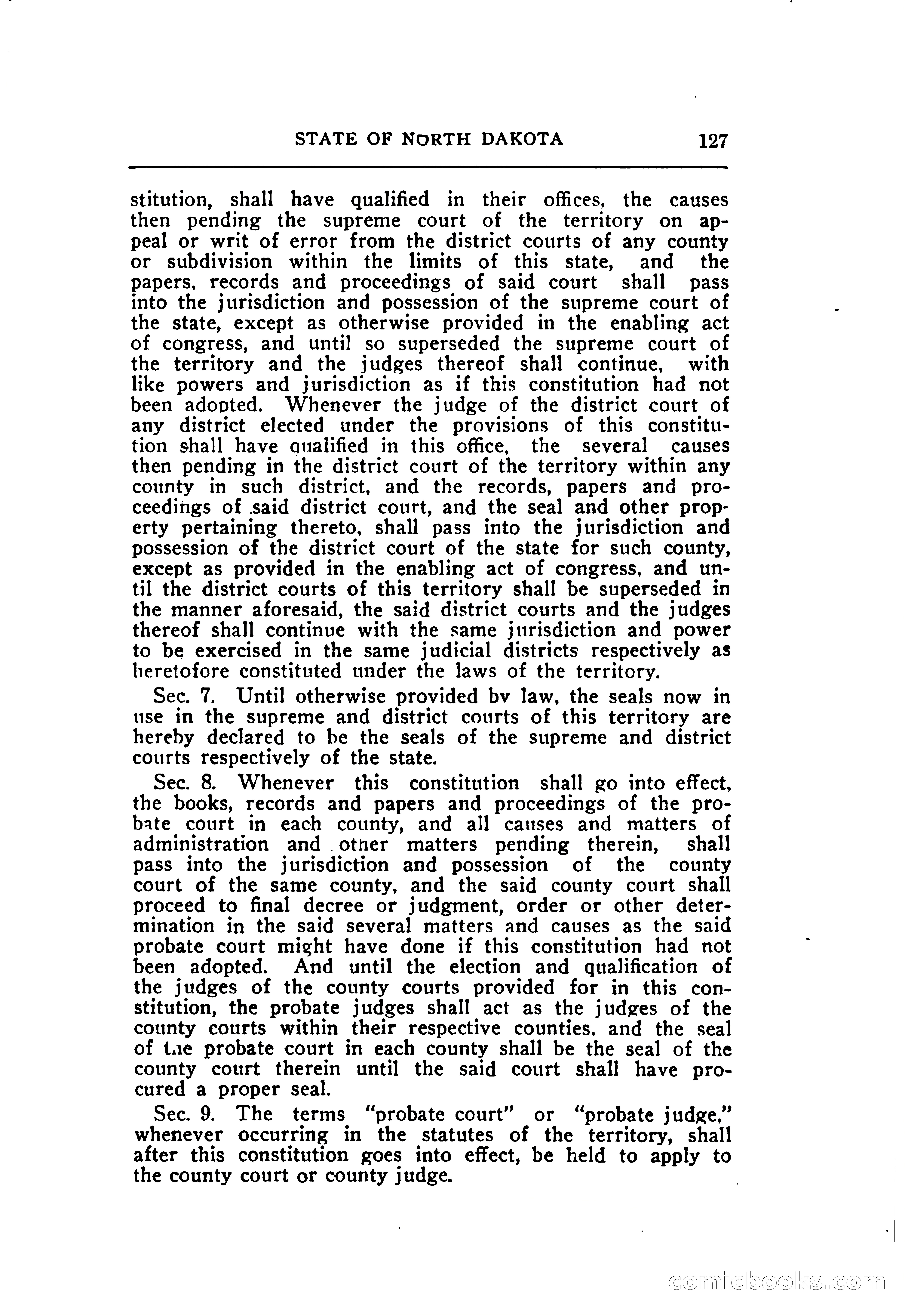 North Dakota Blue Book — page 188 of 395