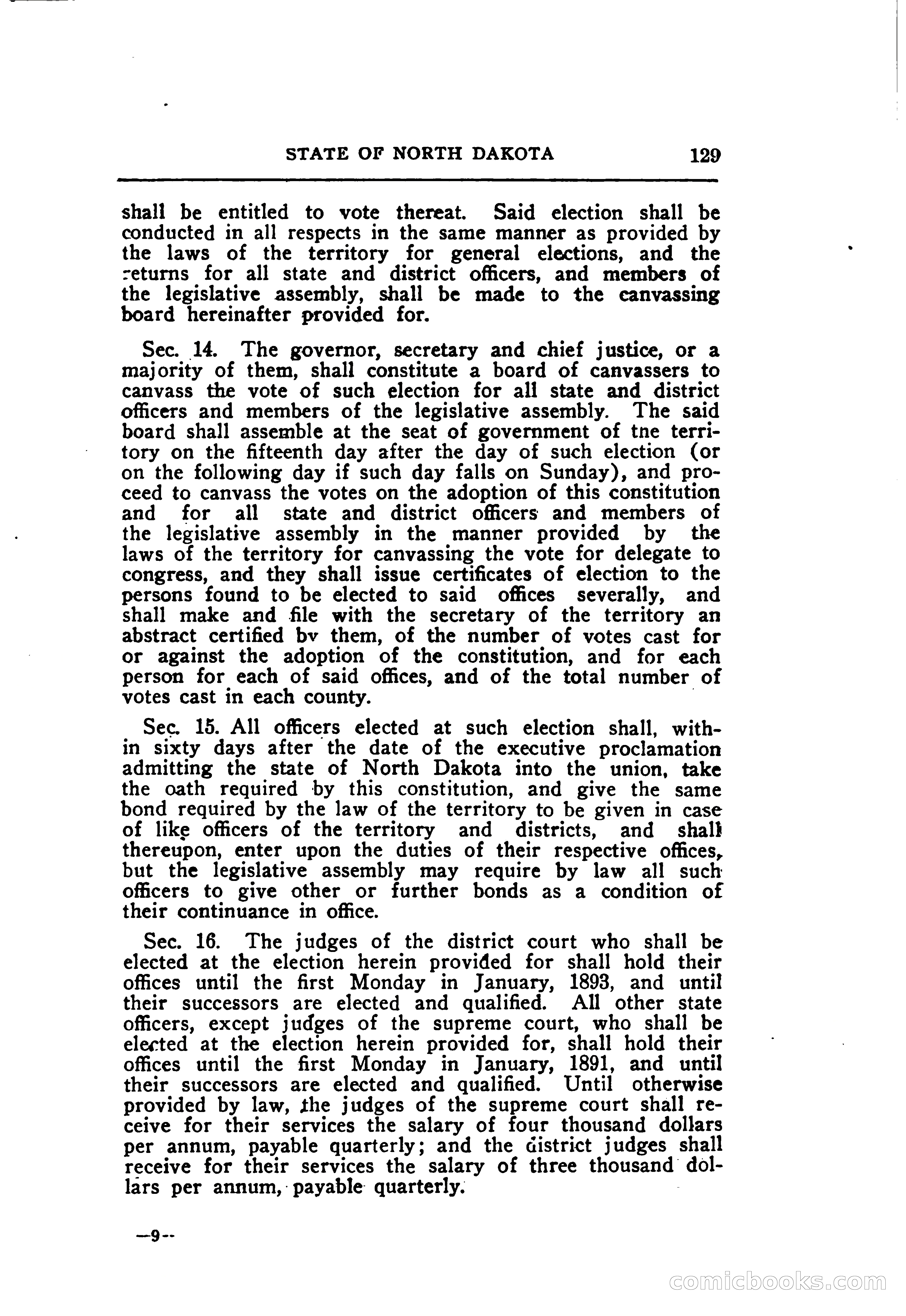 North Dakota Blue Book — page 190 of 395