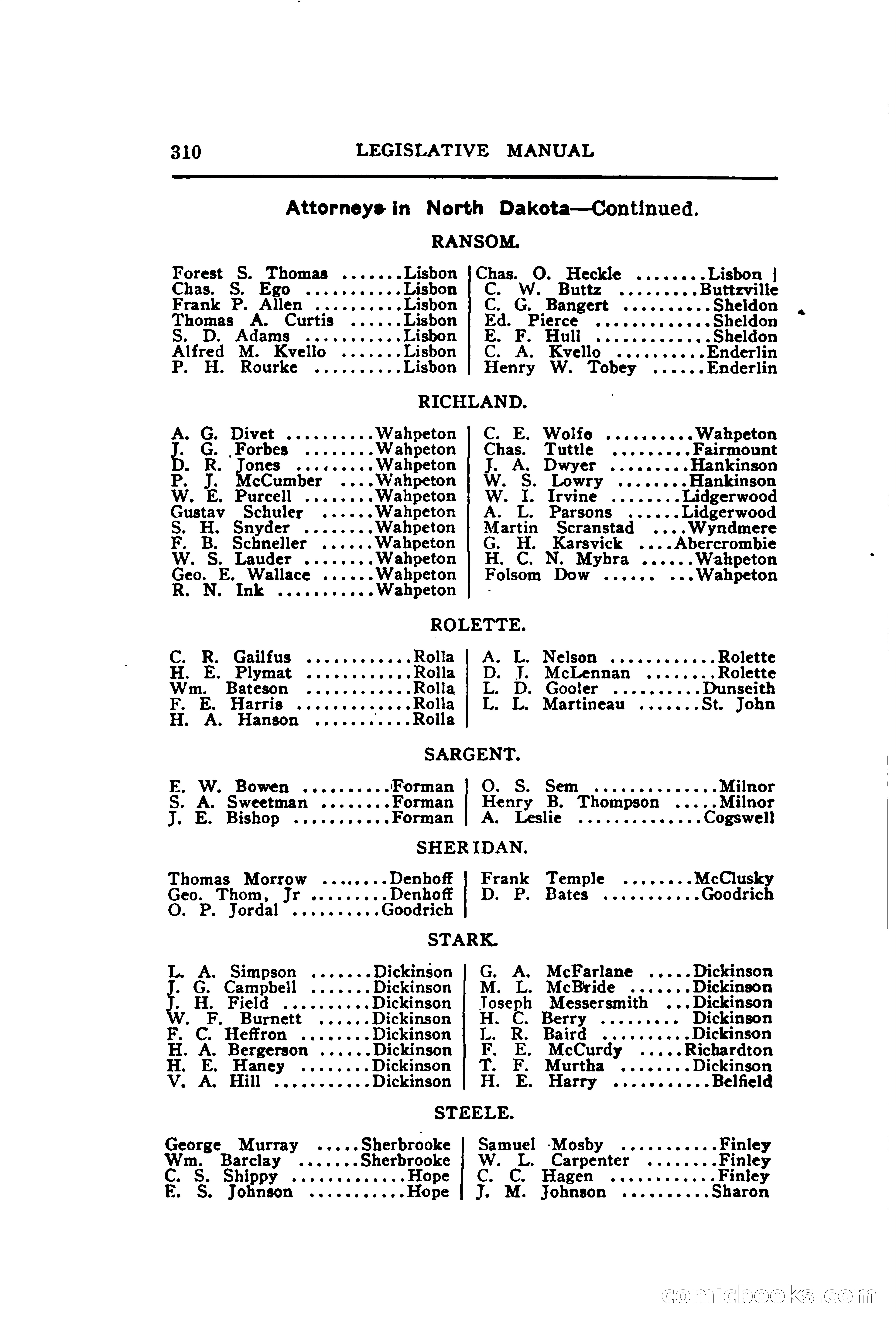 North Dakota Blue Book — page 373 of 395