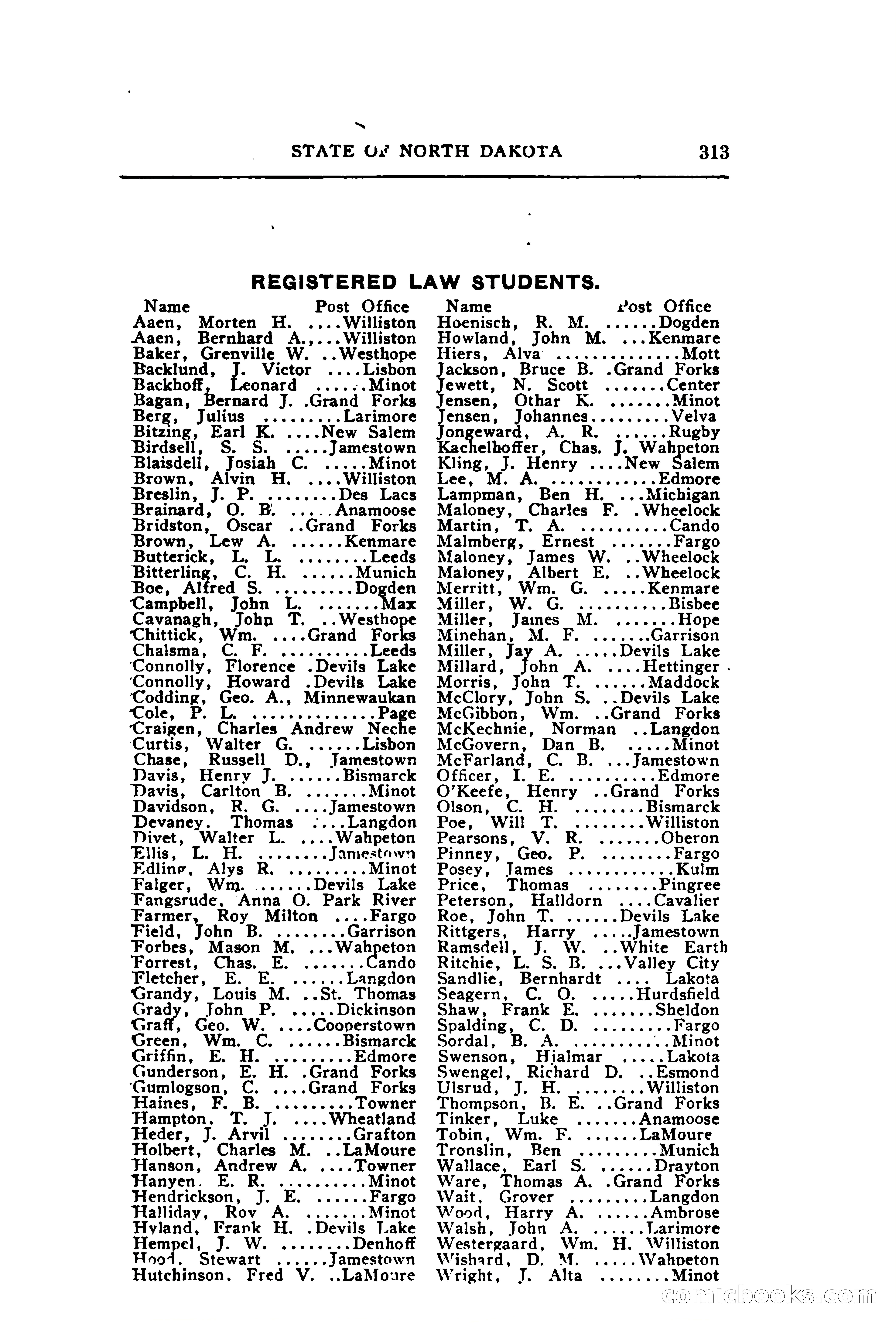 North Dakota Blue Book — page 376 of 395