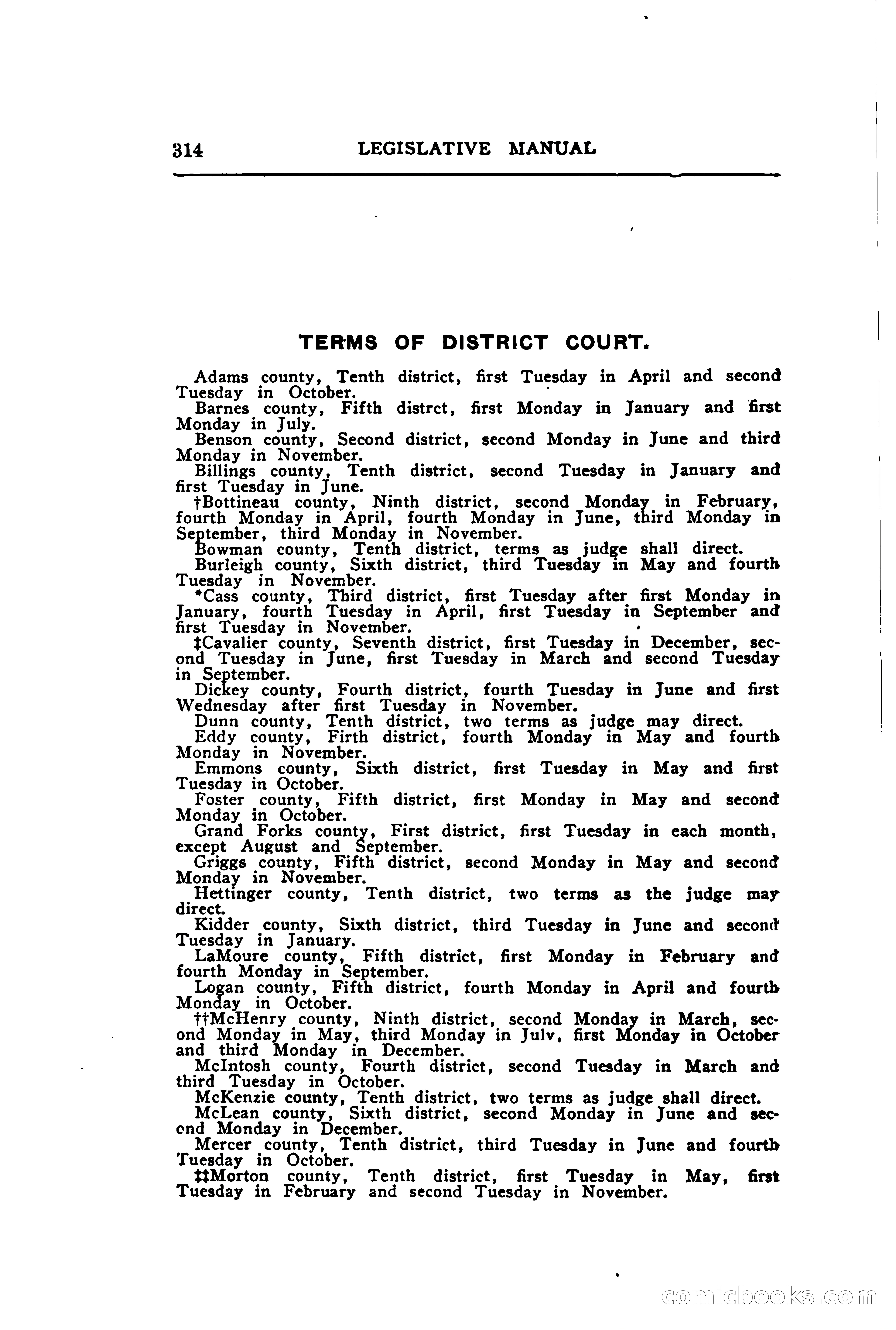 North Dakota Blue Book — page 377 of 395