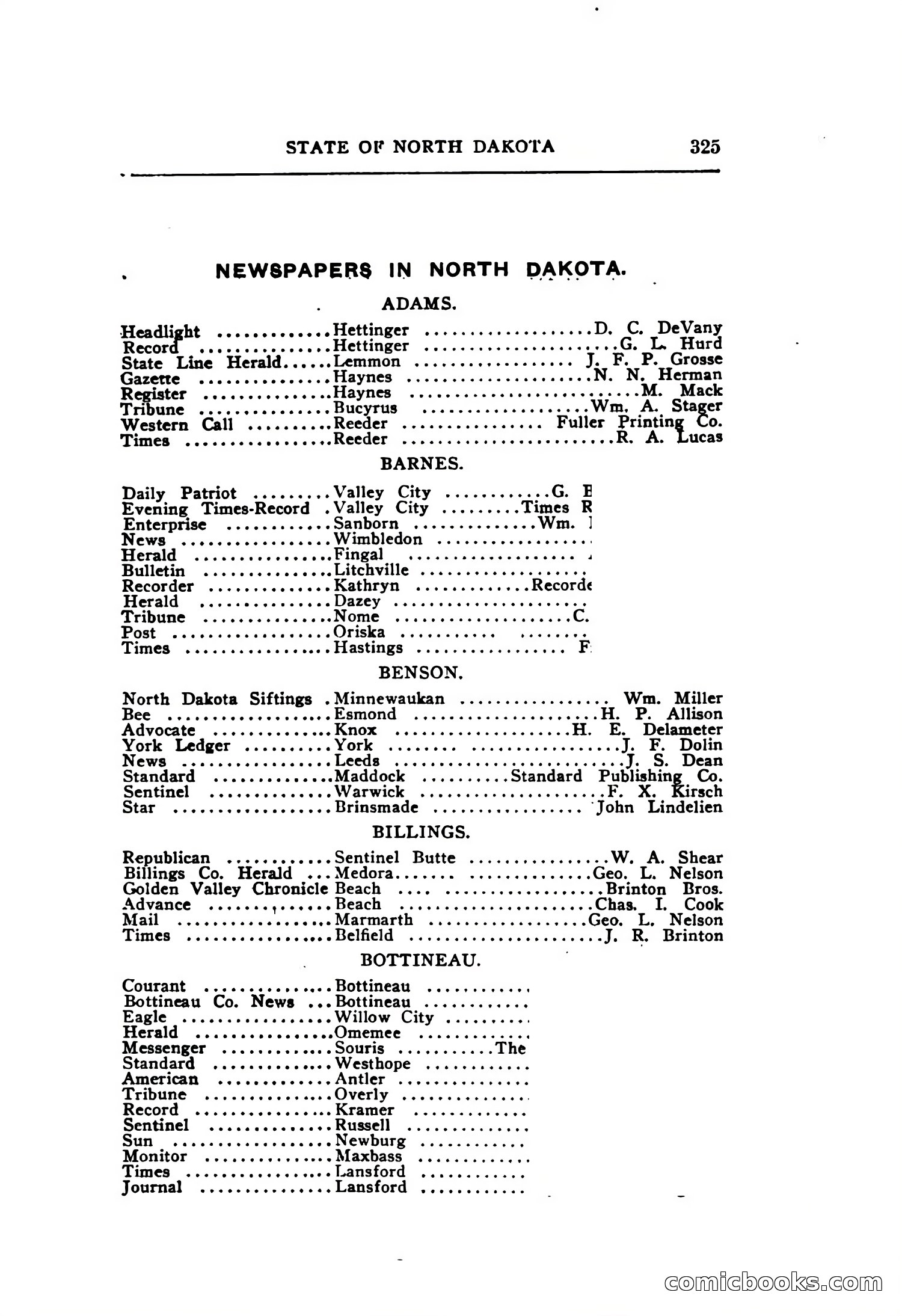 North Dakota Blue Book — page 388 of 395