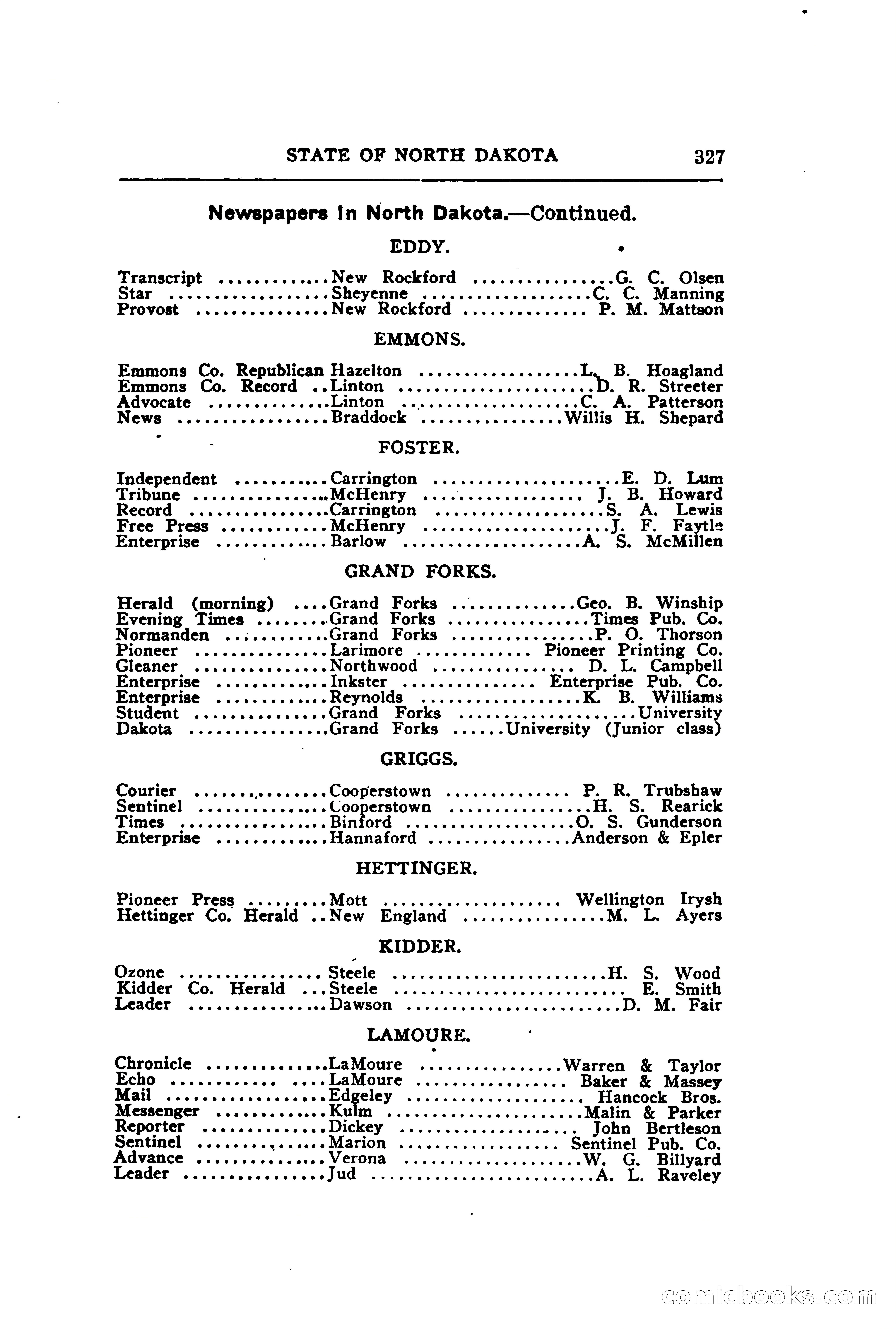 North Dakota Blue Book — page 392 of 395