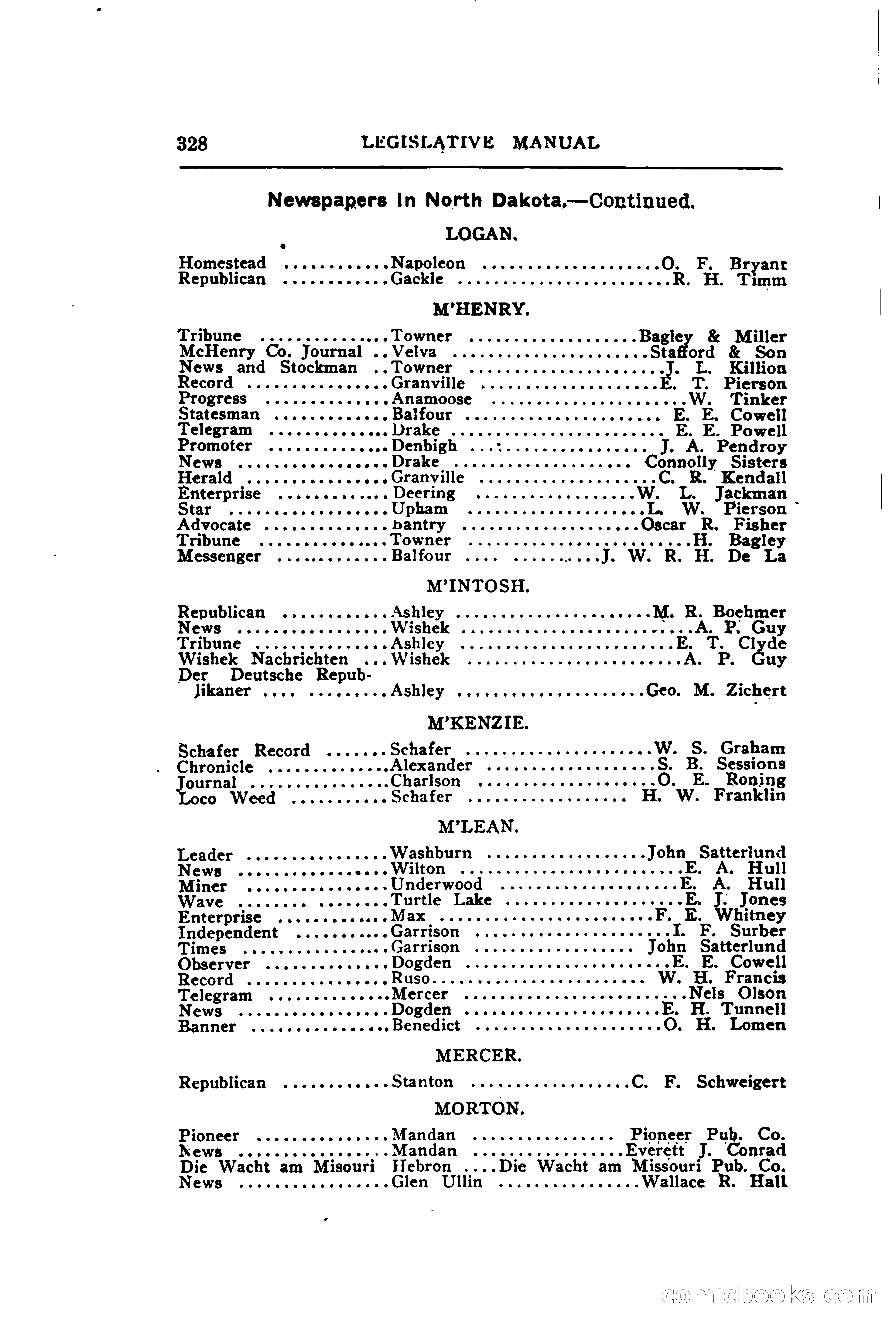 North Dakota Blue Book — page 393 of 395