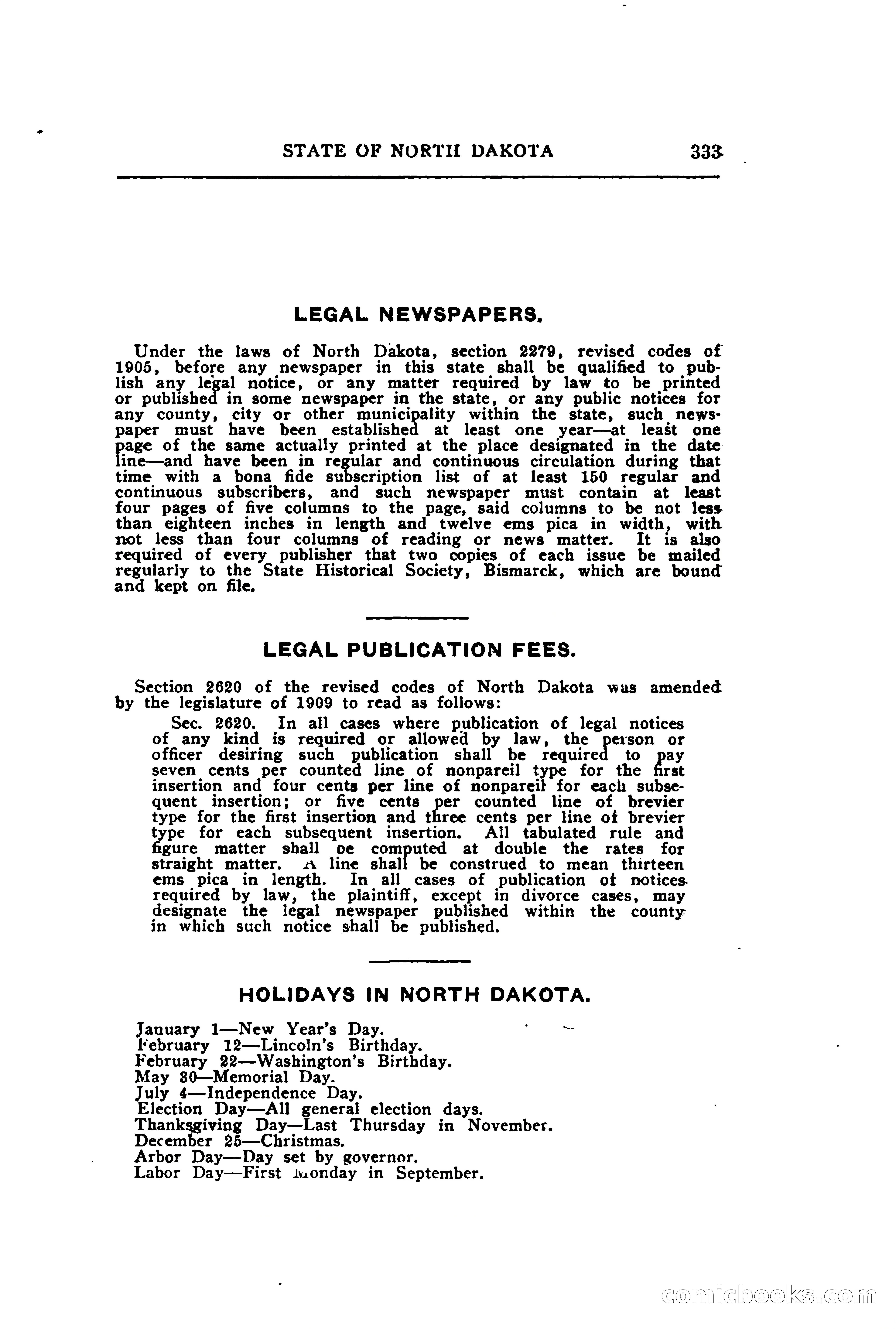 North Dakota Blue Book — page 398 of 395