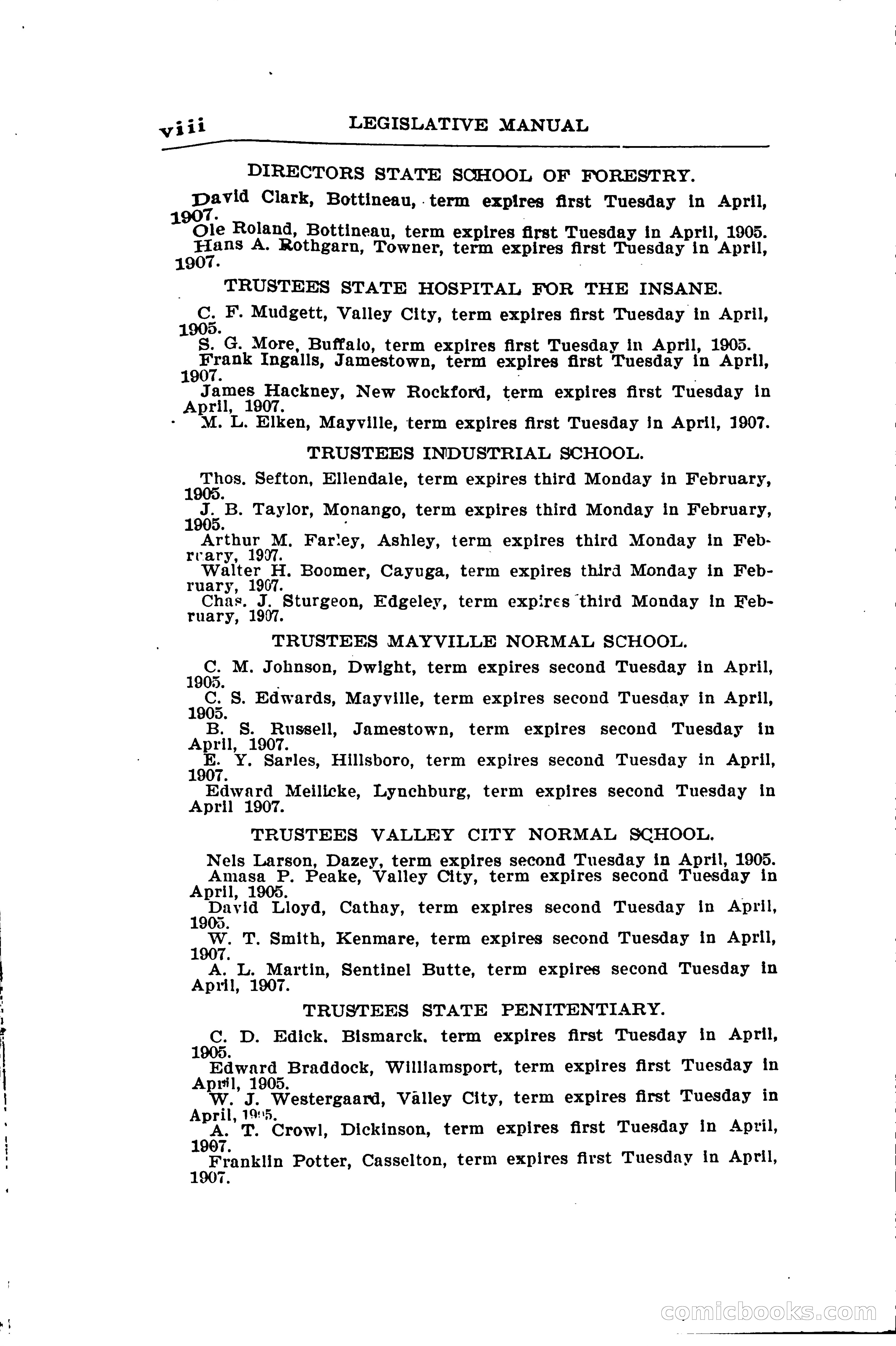 North Dakota Blue Book — page 17 of 281