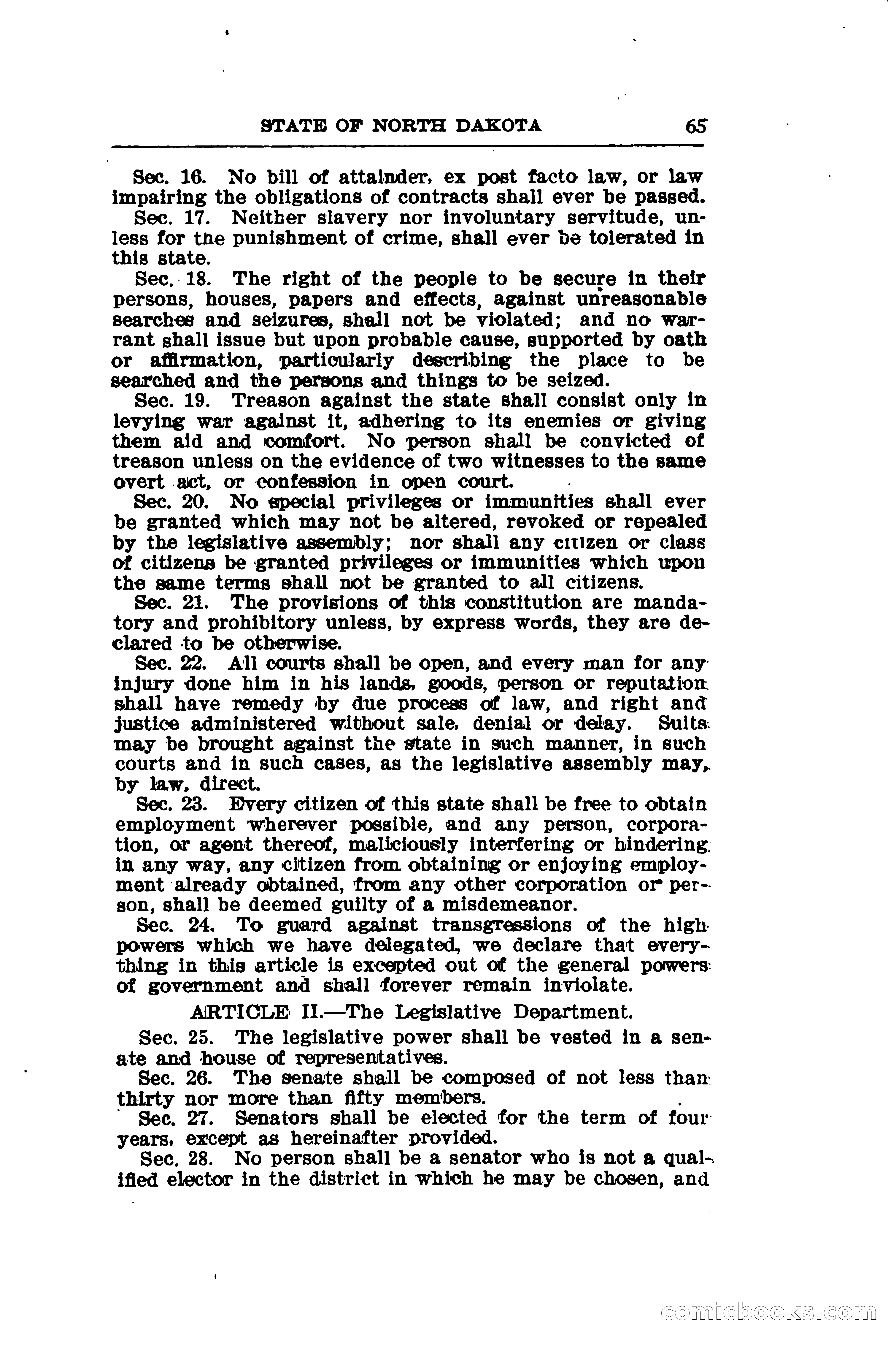 North Dakota Blue Book — page 90 of 281