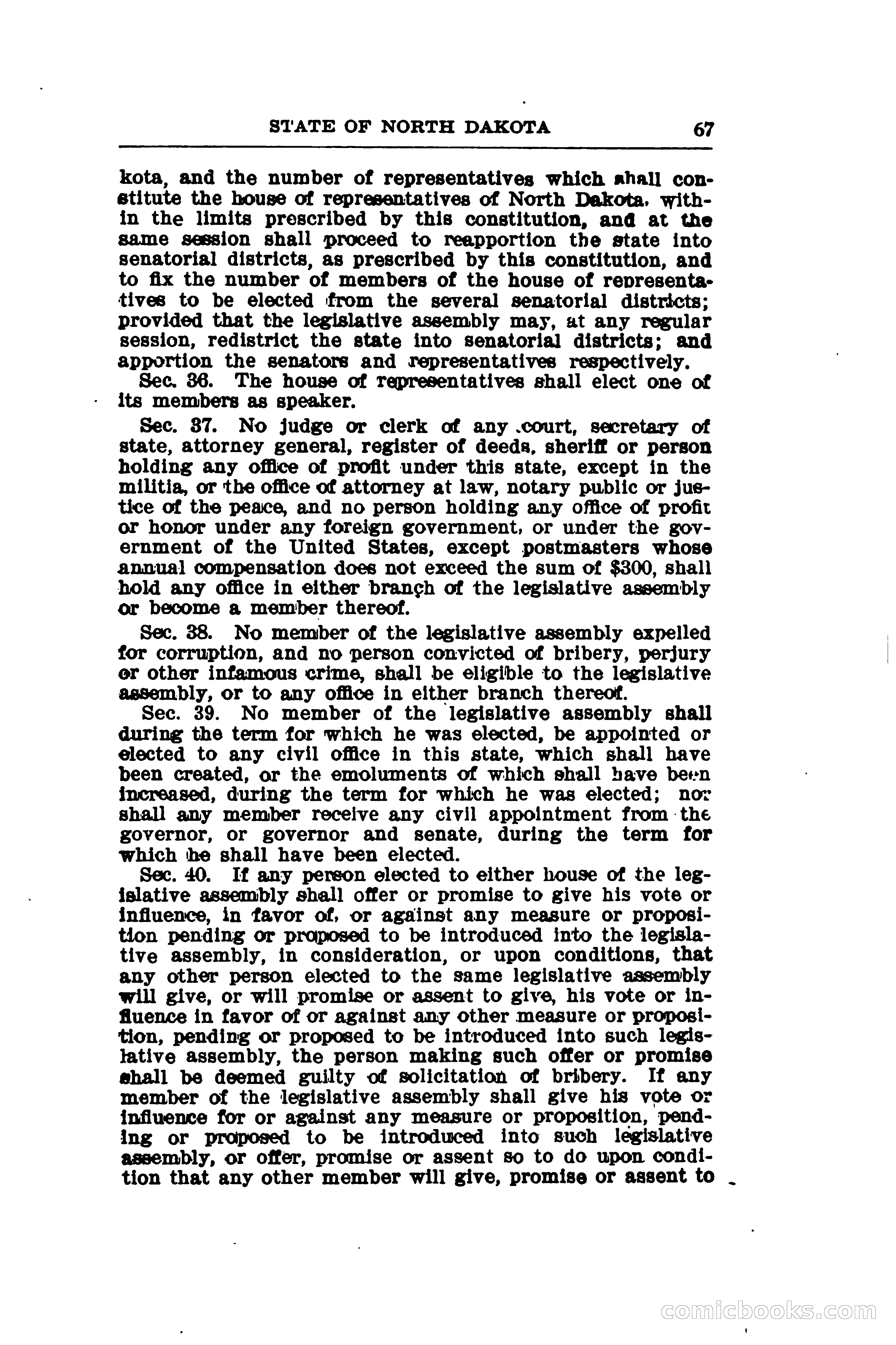 North Dakota Blue Book — page 92 of 281