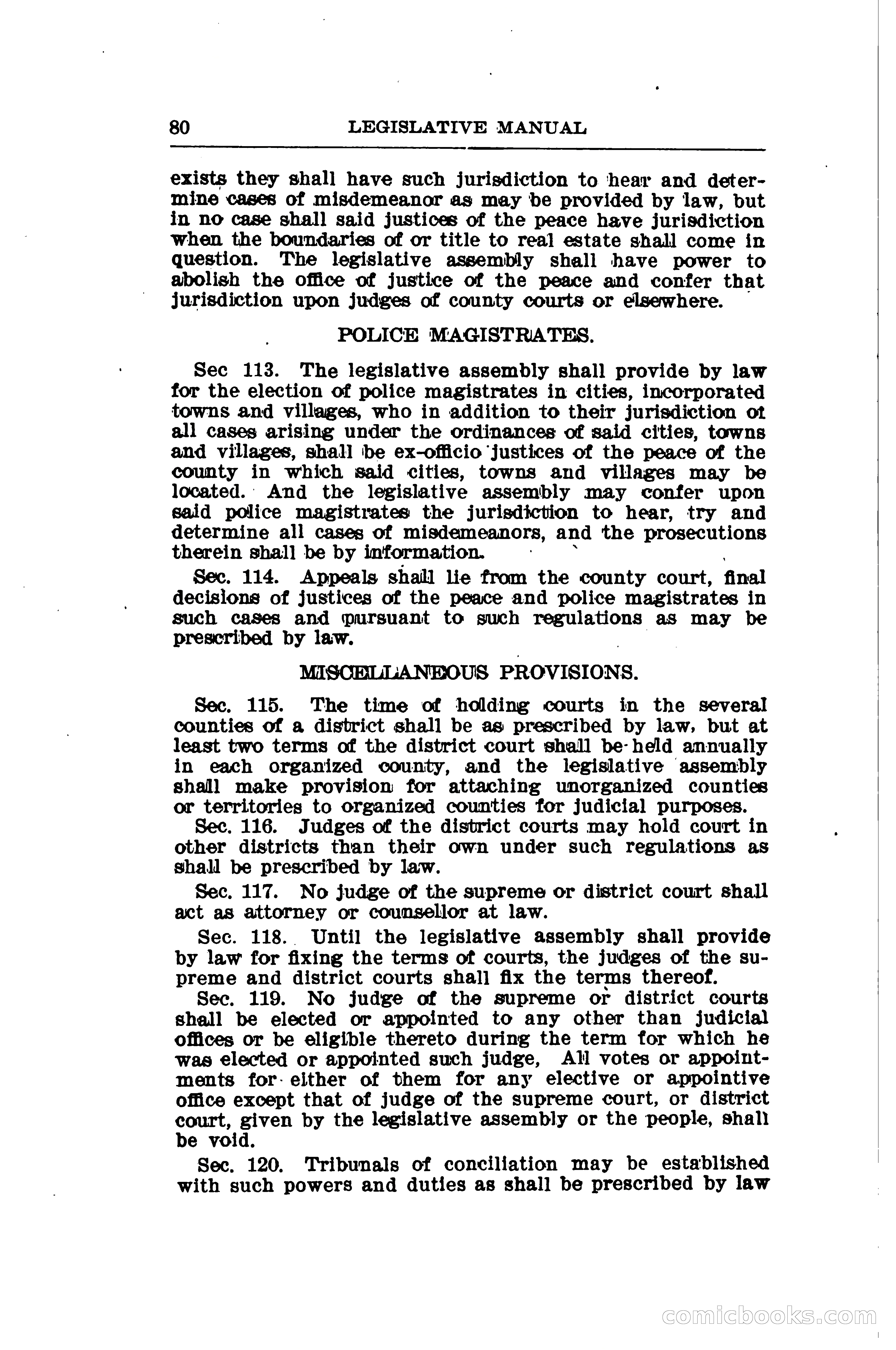 North Dakota Blue Book — page 105 of 281