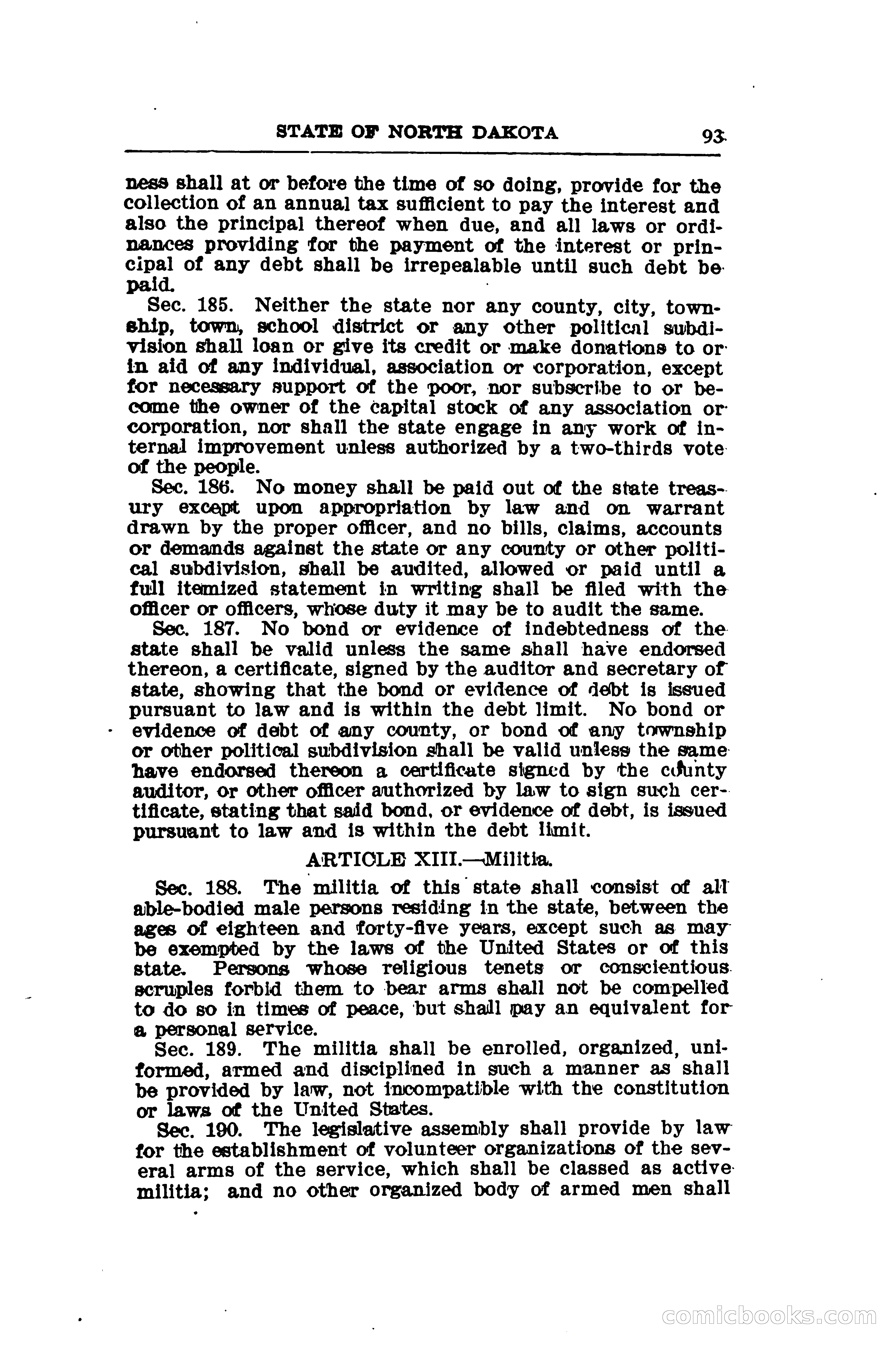North Dakota Blue Book — page 118 of 281