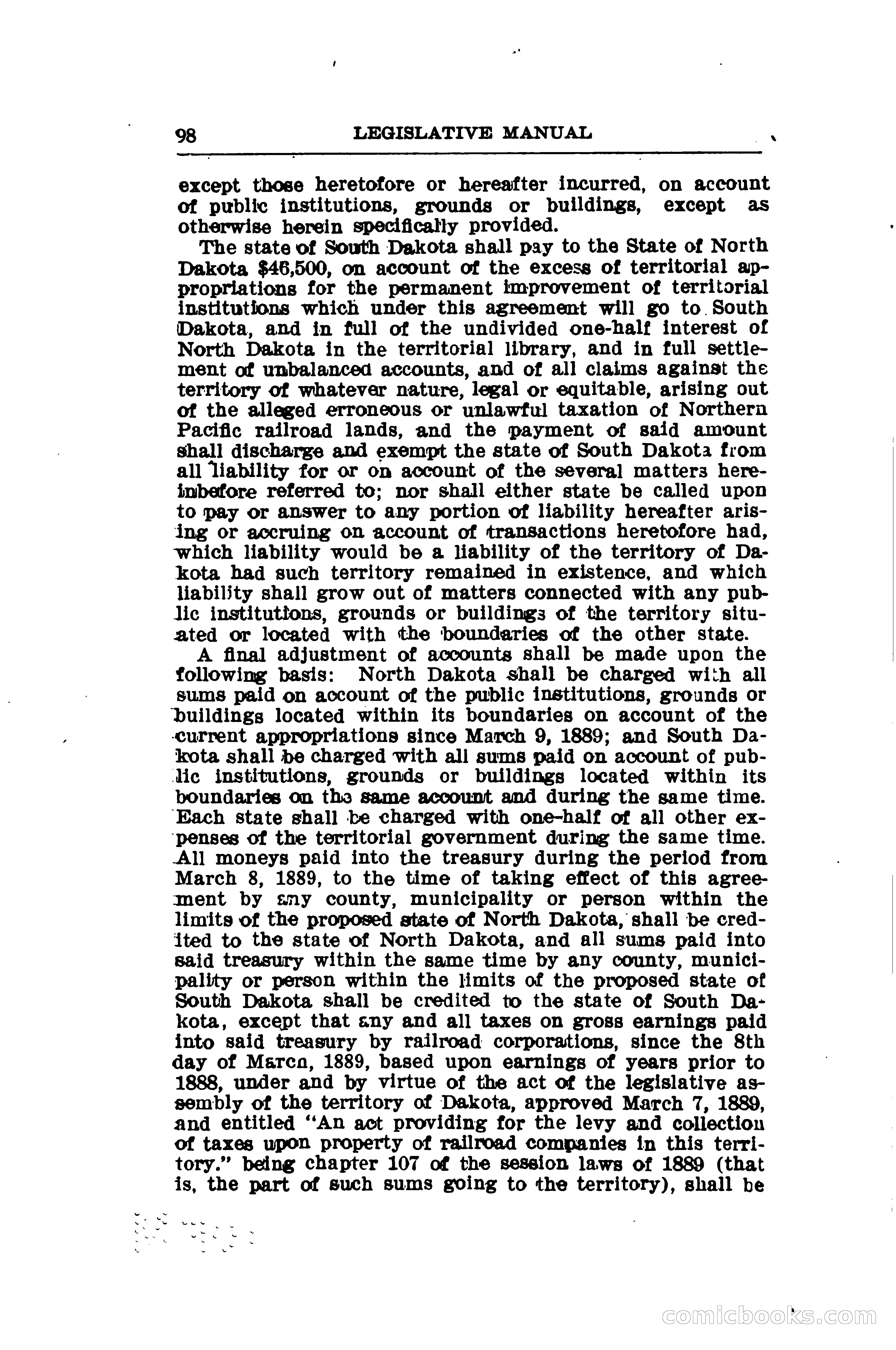 North Dakota Blue Book — page 123 of 281