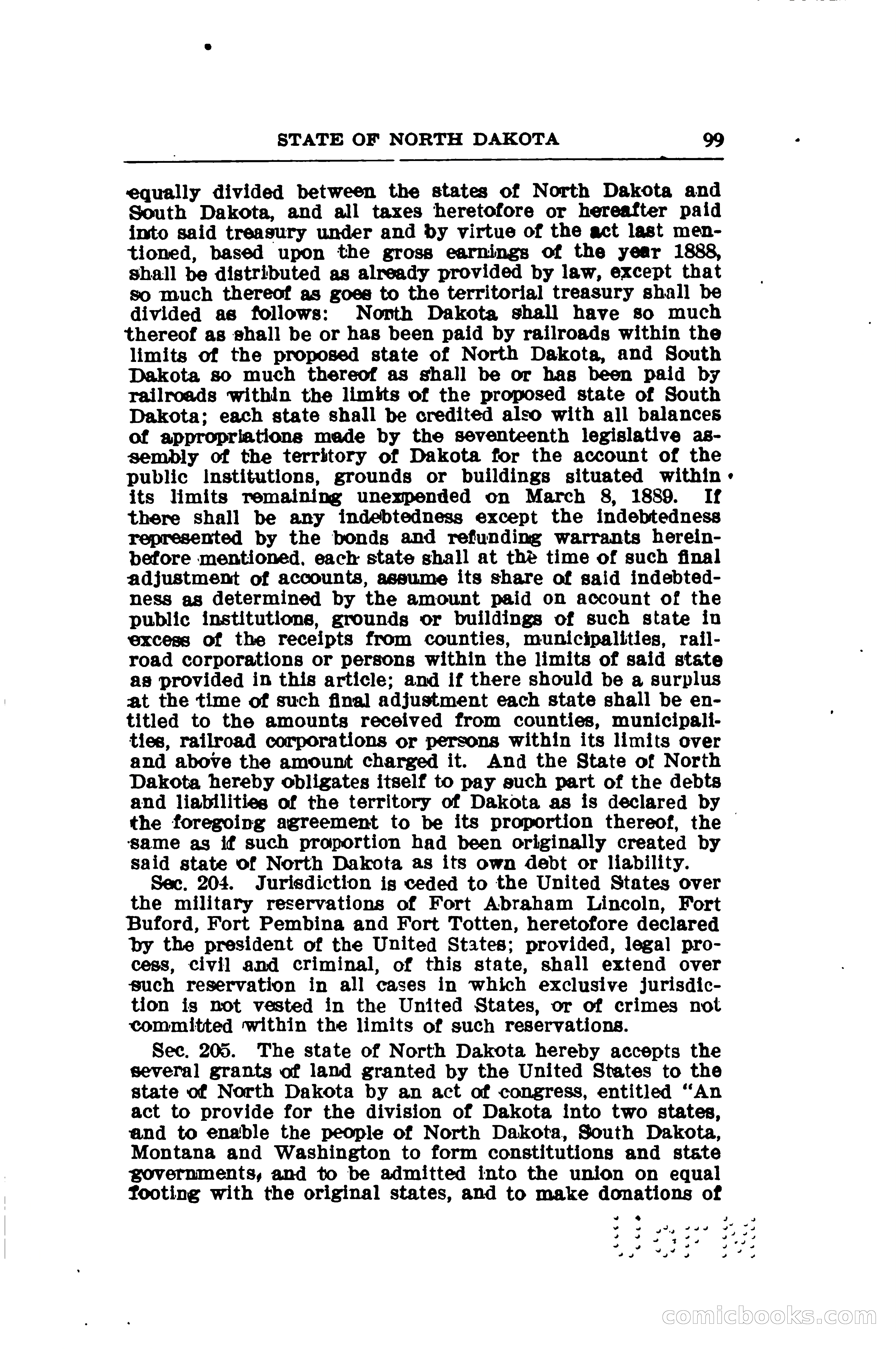 North Dakota Blue Book — page 124 of 281