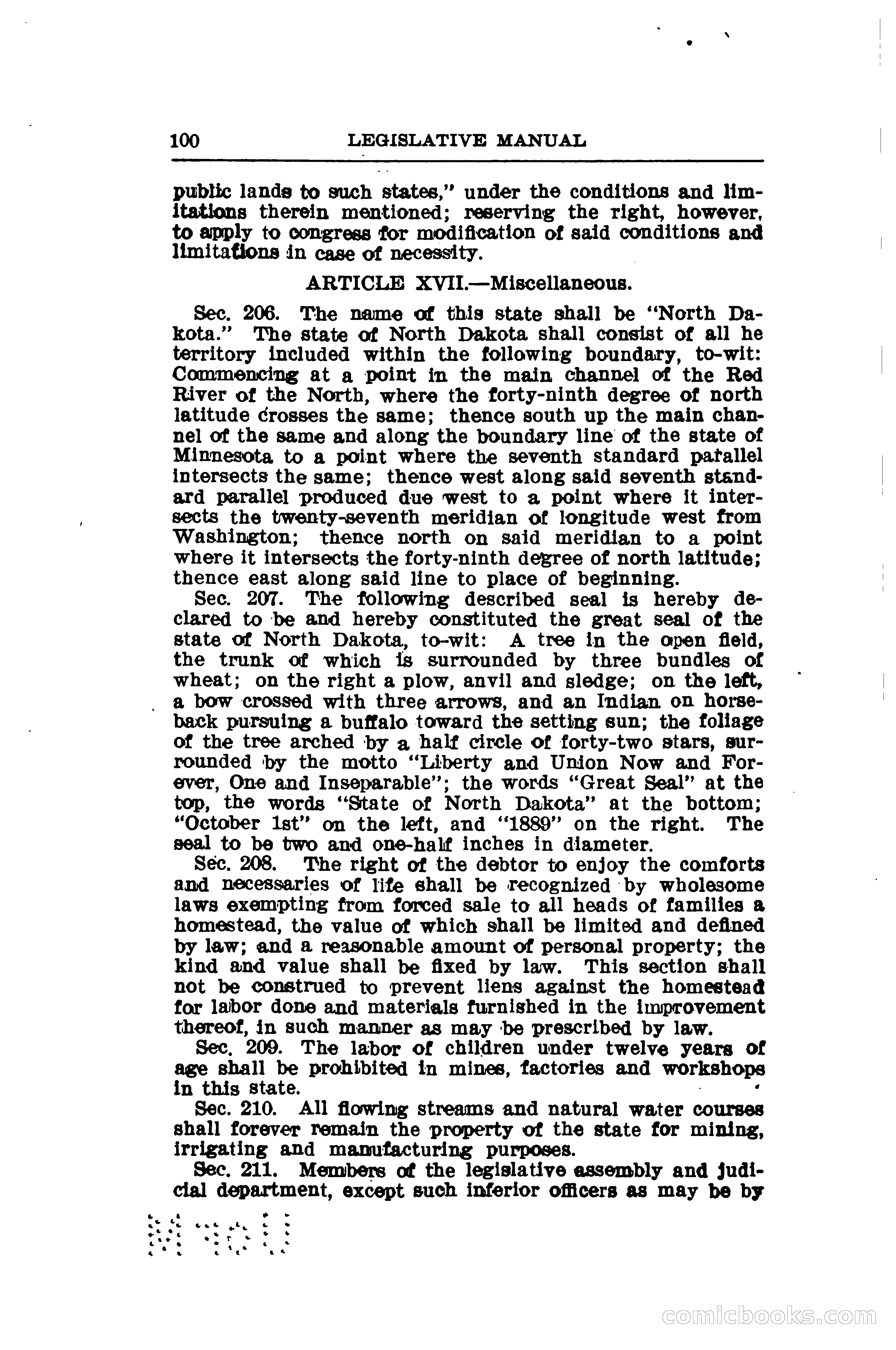 North Dakota Blue Book — page 125 of 281