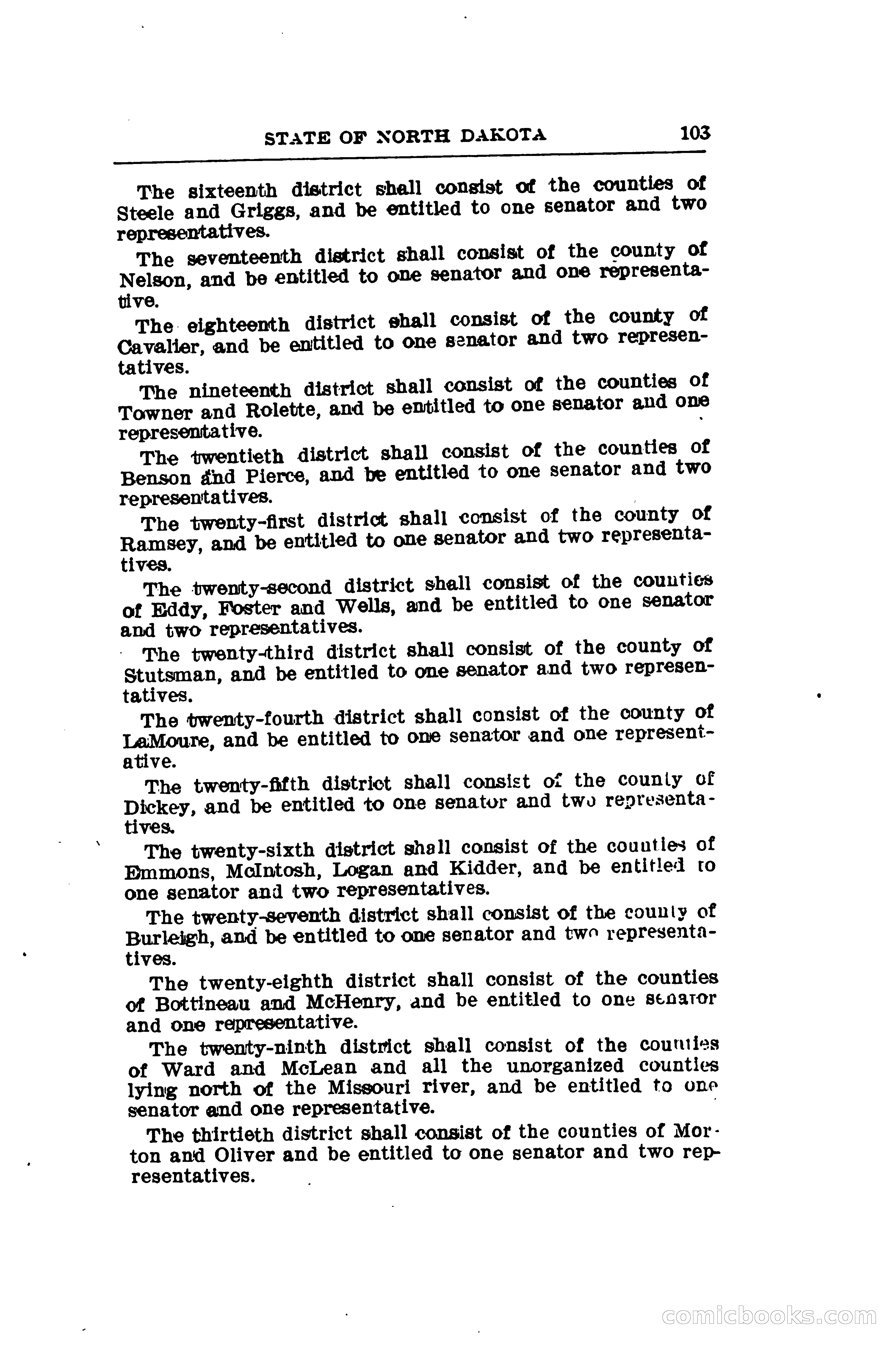 North Dakota Blue Book — page 128 of 281
