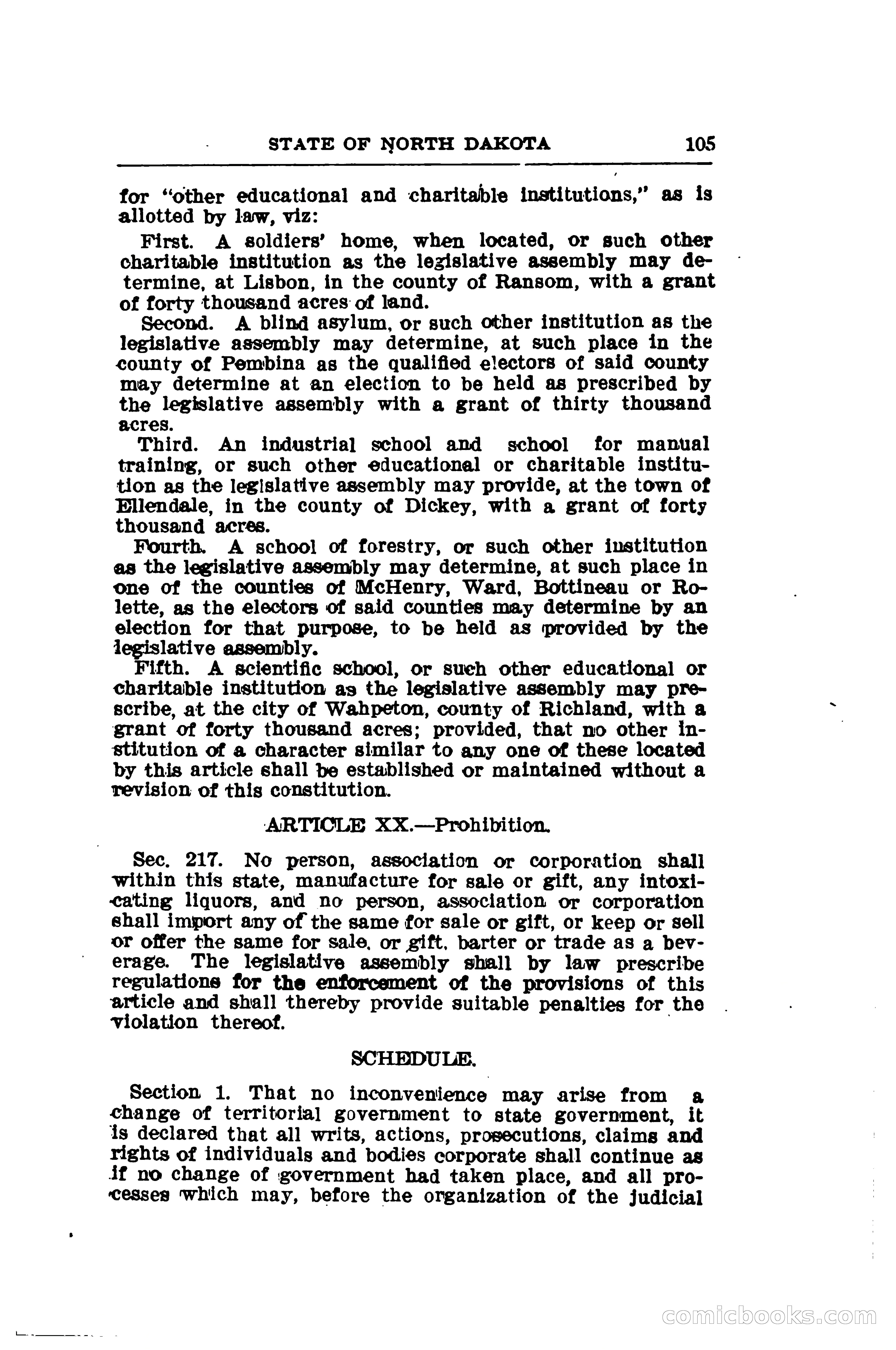 North Dakota Blue Book — page 130 of 281