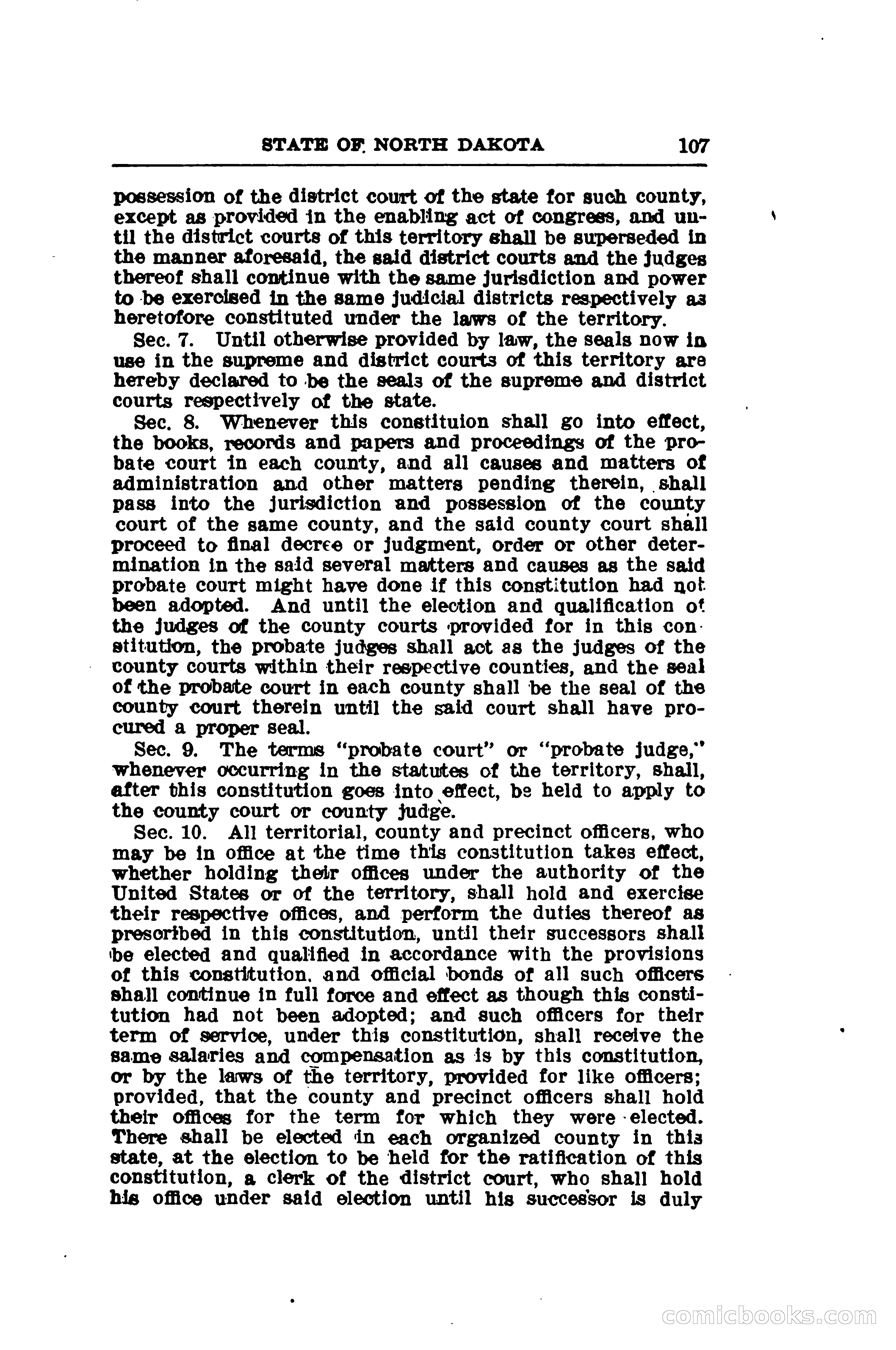 North Dakota Blue Book — page 132 of 281