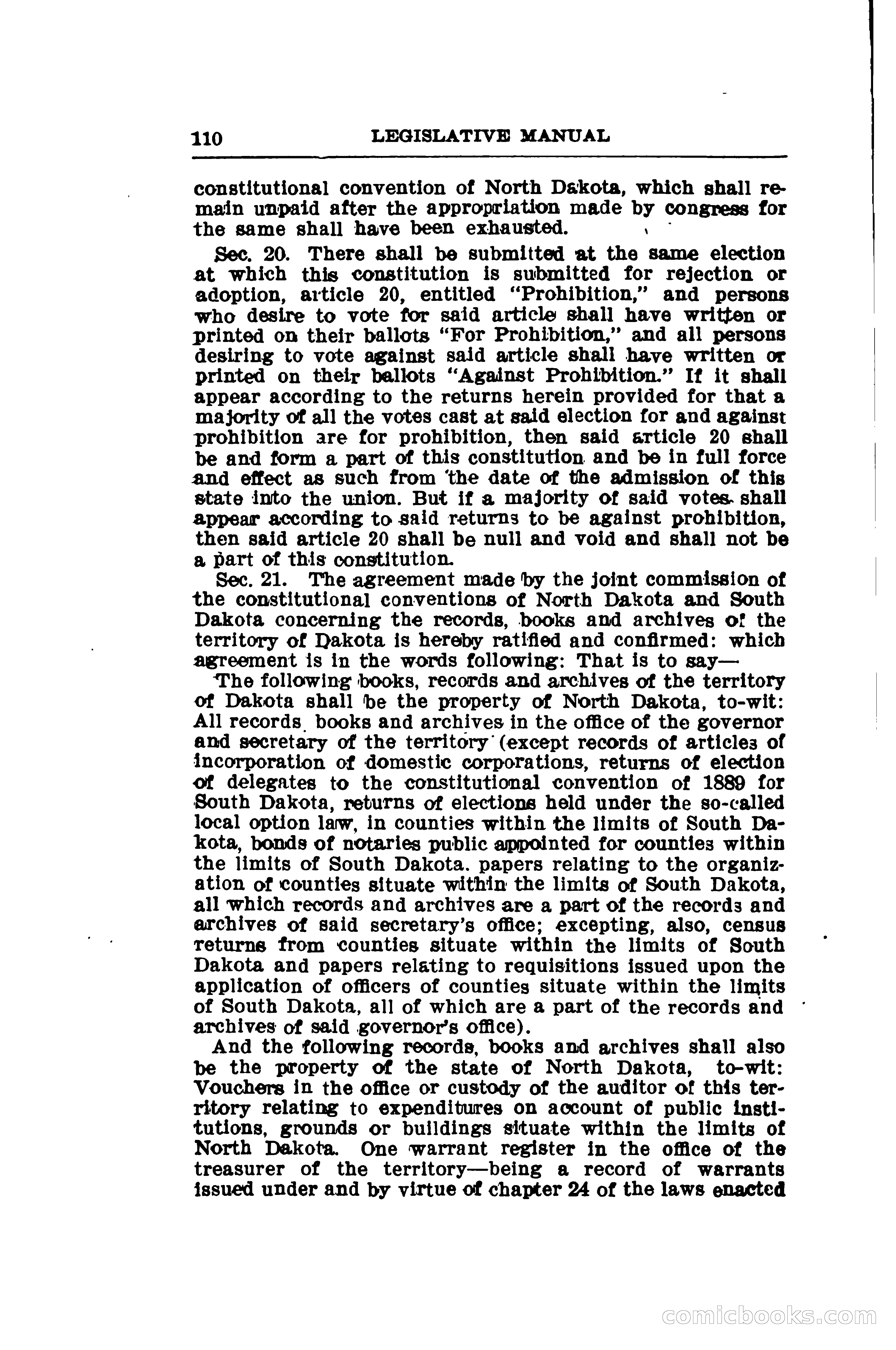 North Dakota Blue Book — page 135 of 281
