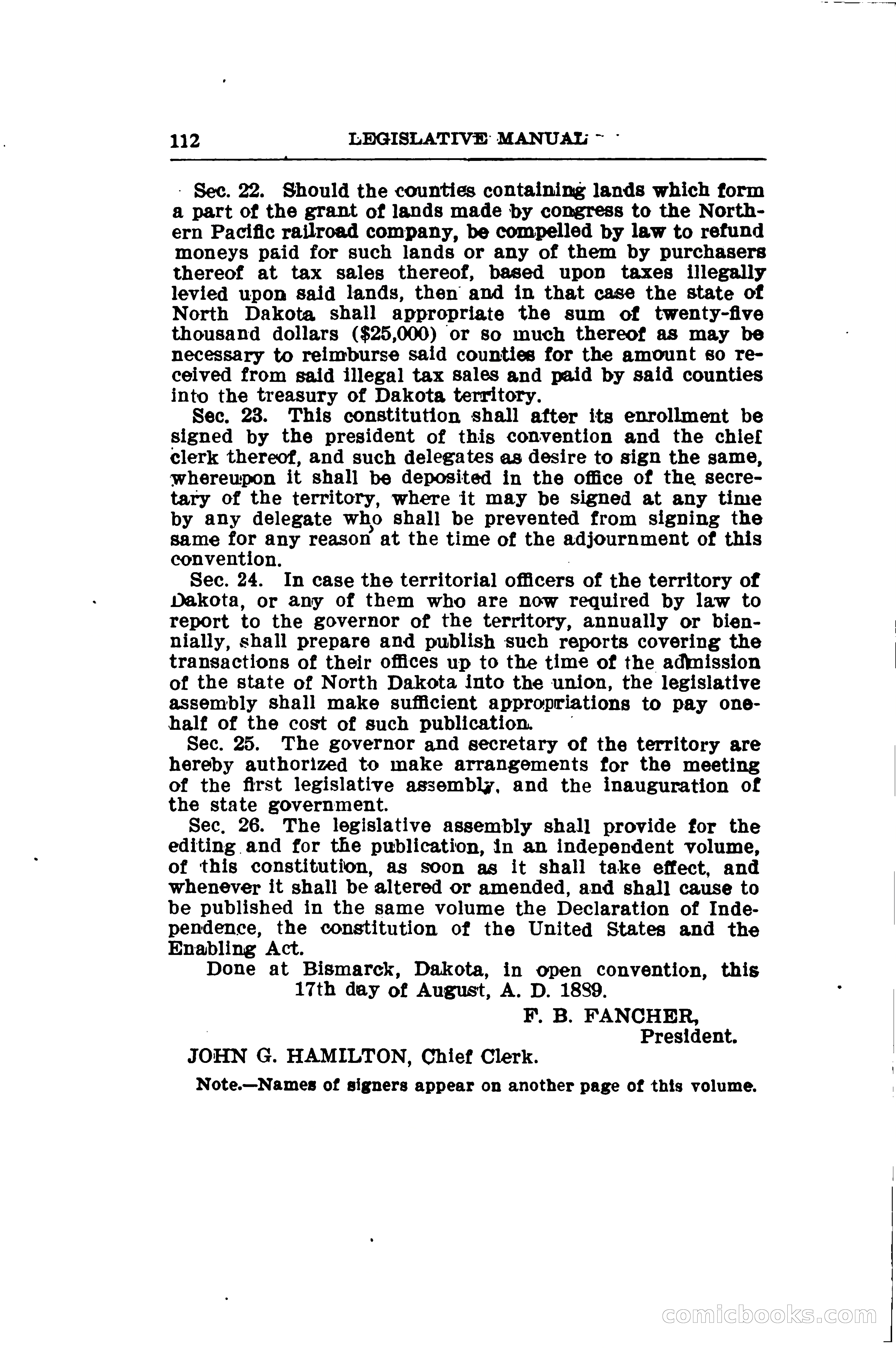 North Dakota Blue Book — page 137 of 281