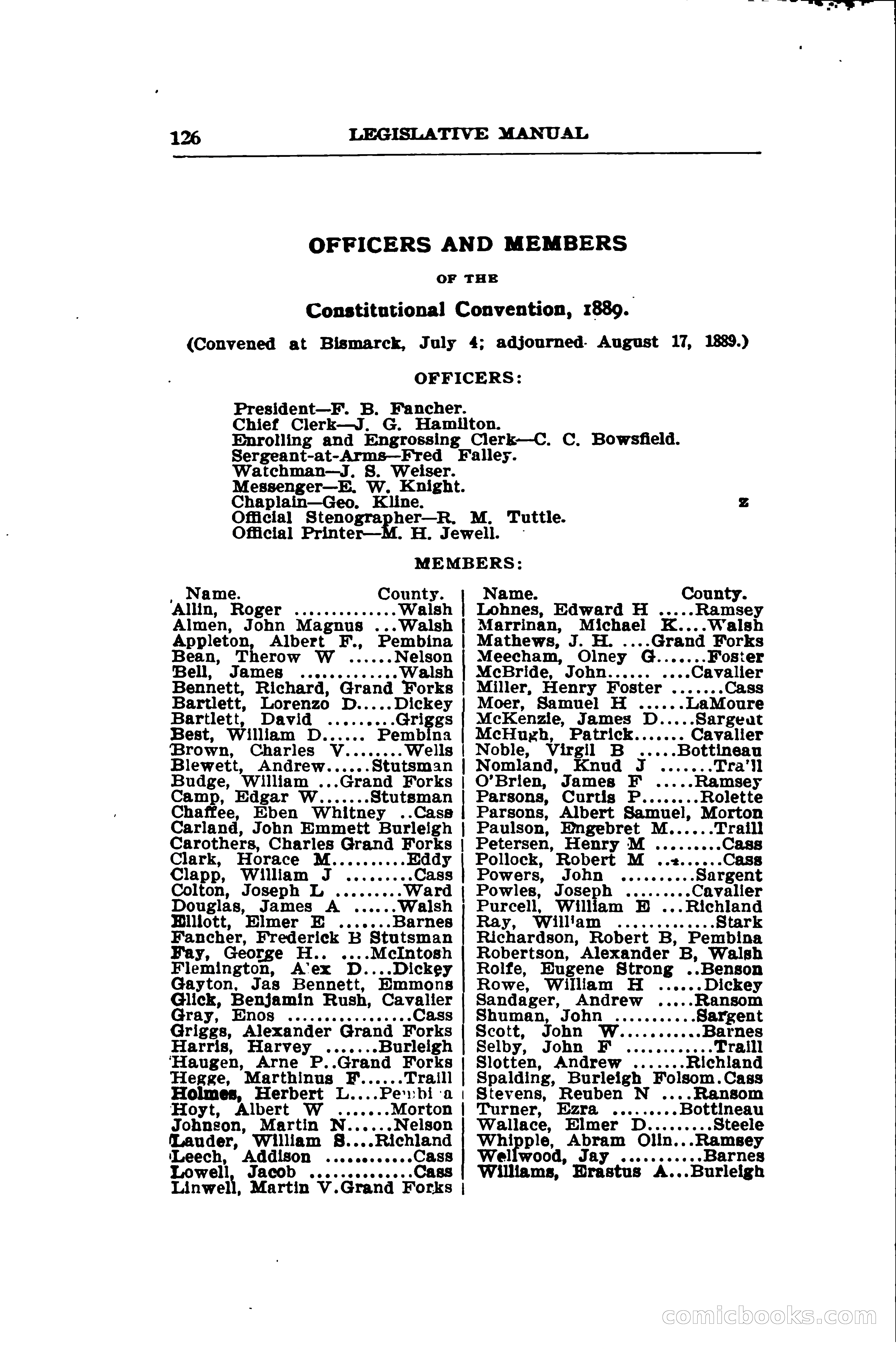 North Dakota Blue Book — page 151 of 281