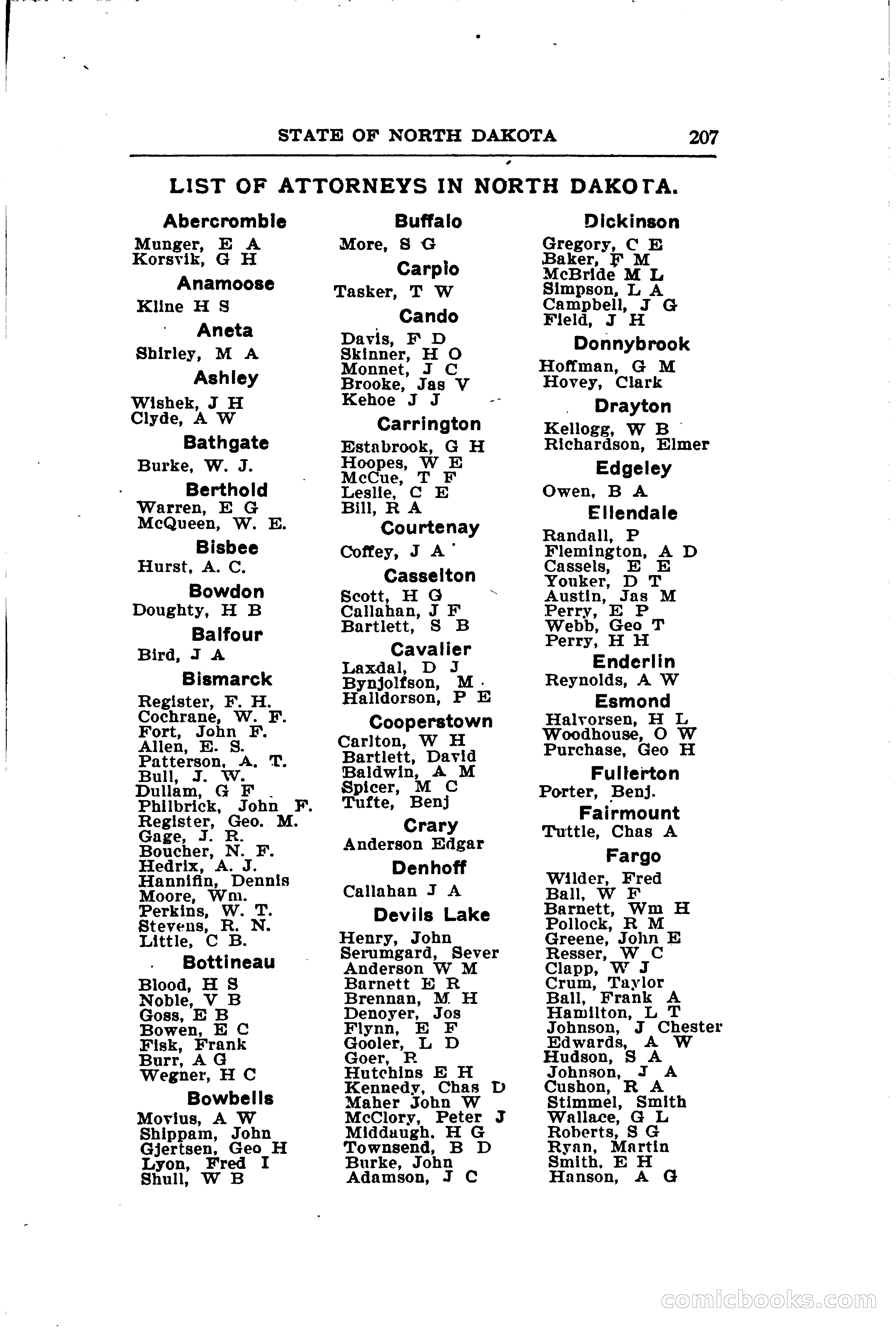 North Dakota Blue Book — page 238 of 281