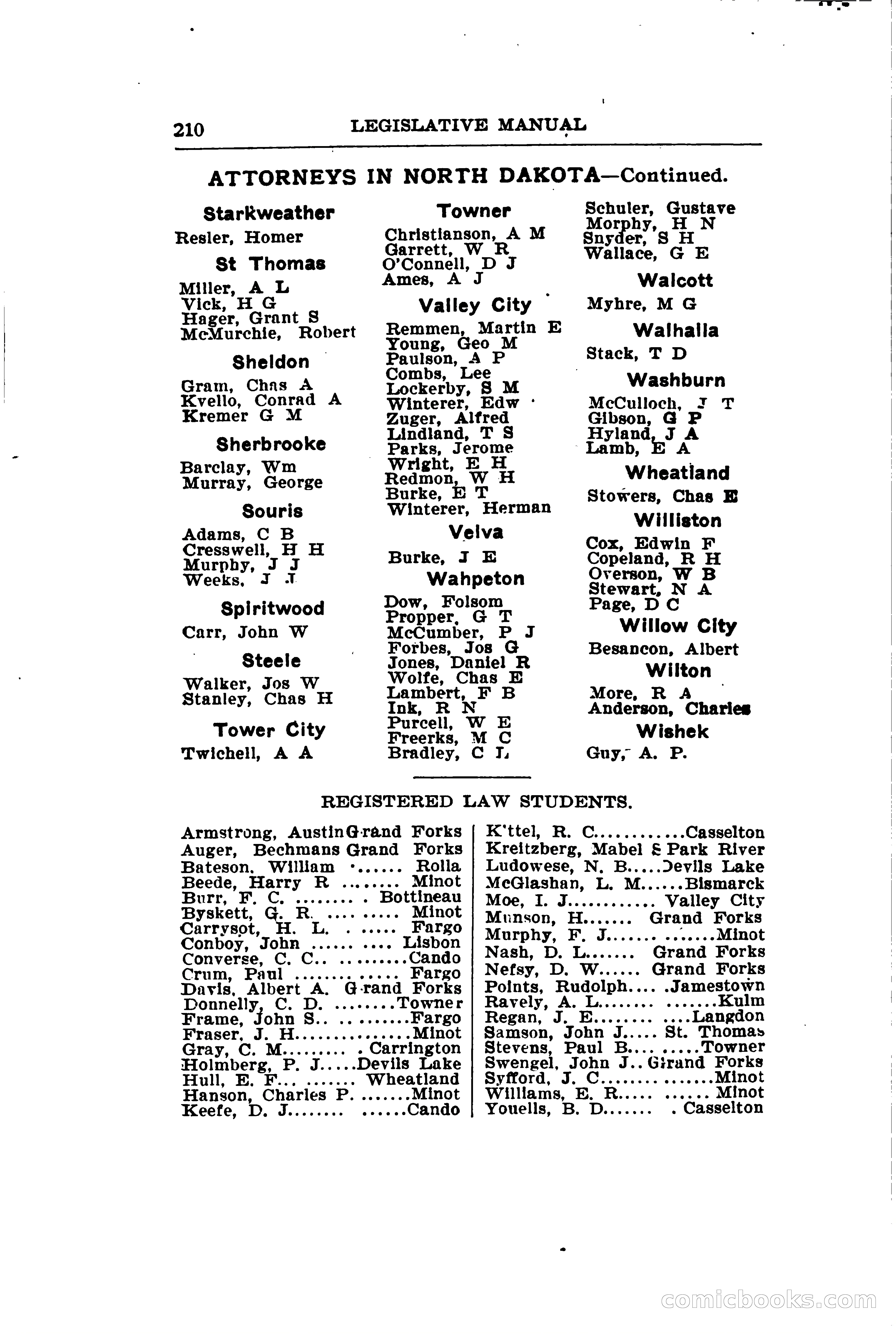North Dakota Blue Book — page 241 of 281