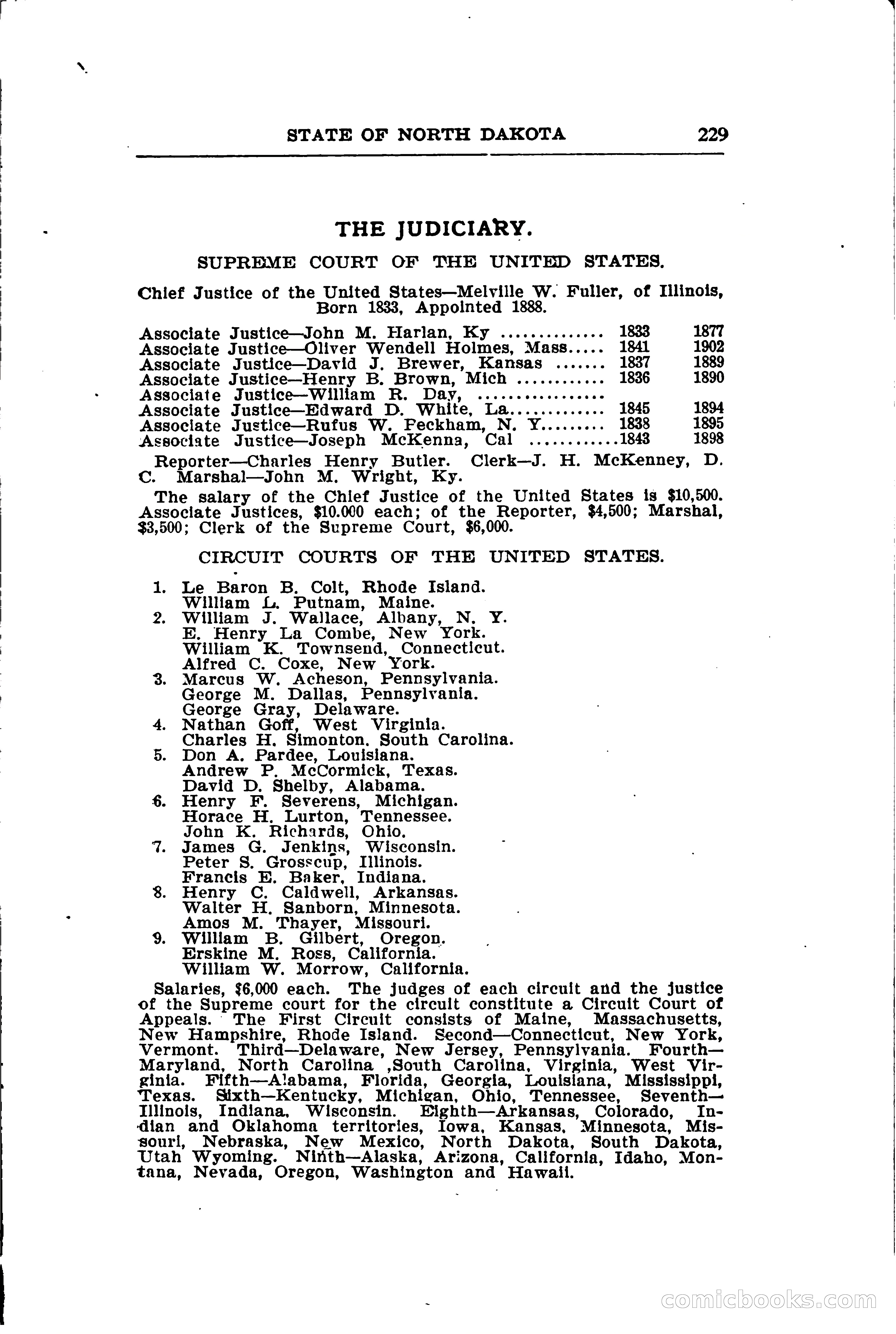 North Dakota Blue Book — page 260 of 281