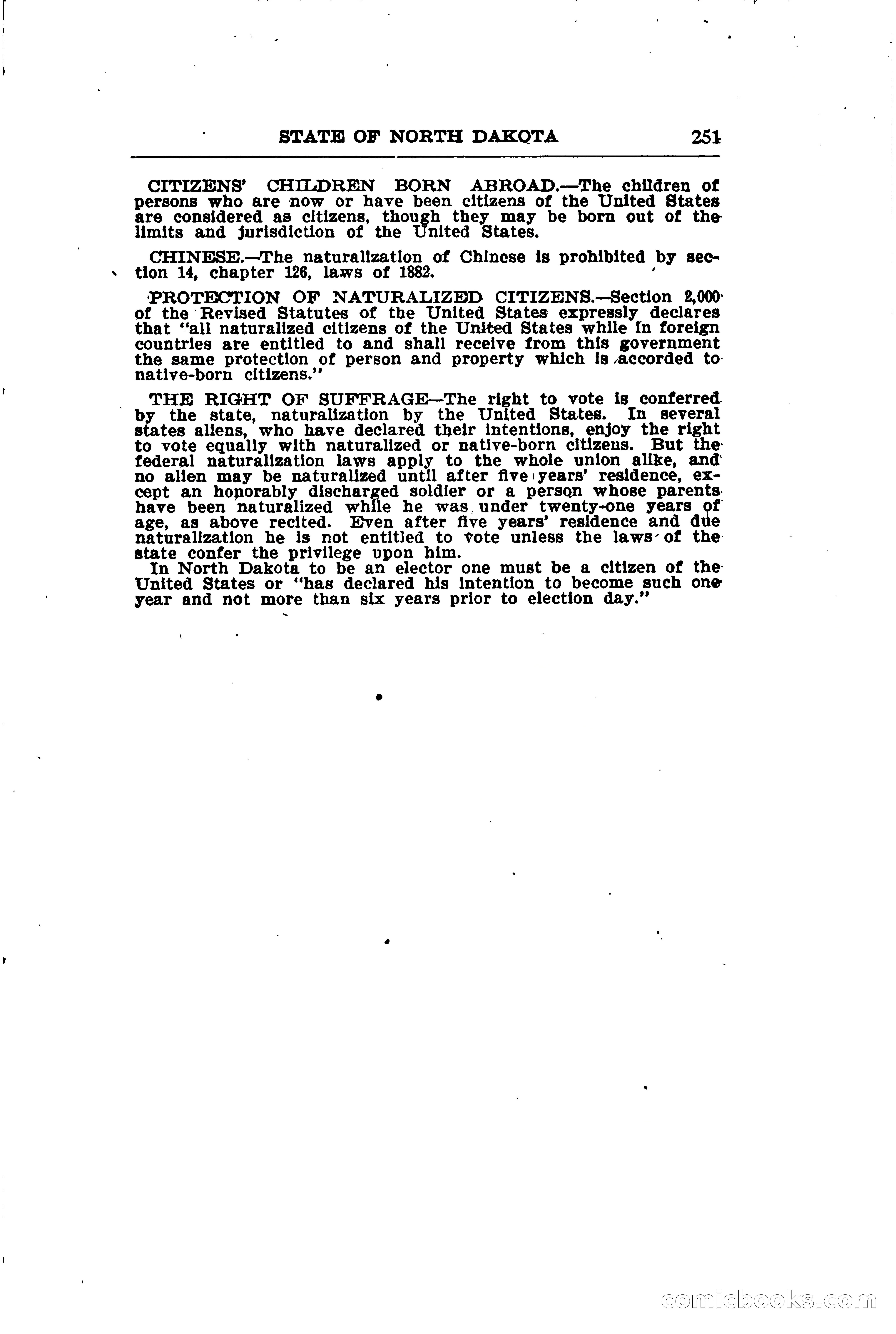 North Dakota Blue Book — page 282 of 281