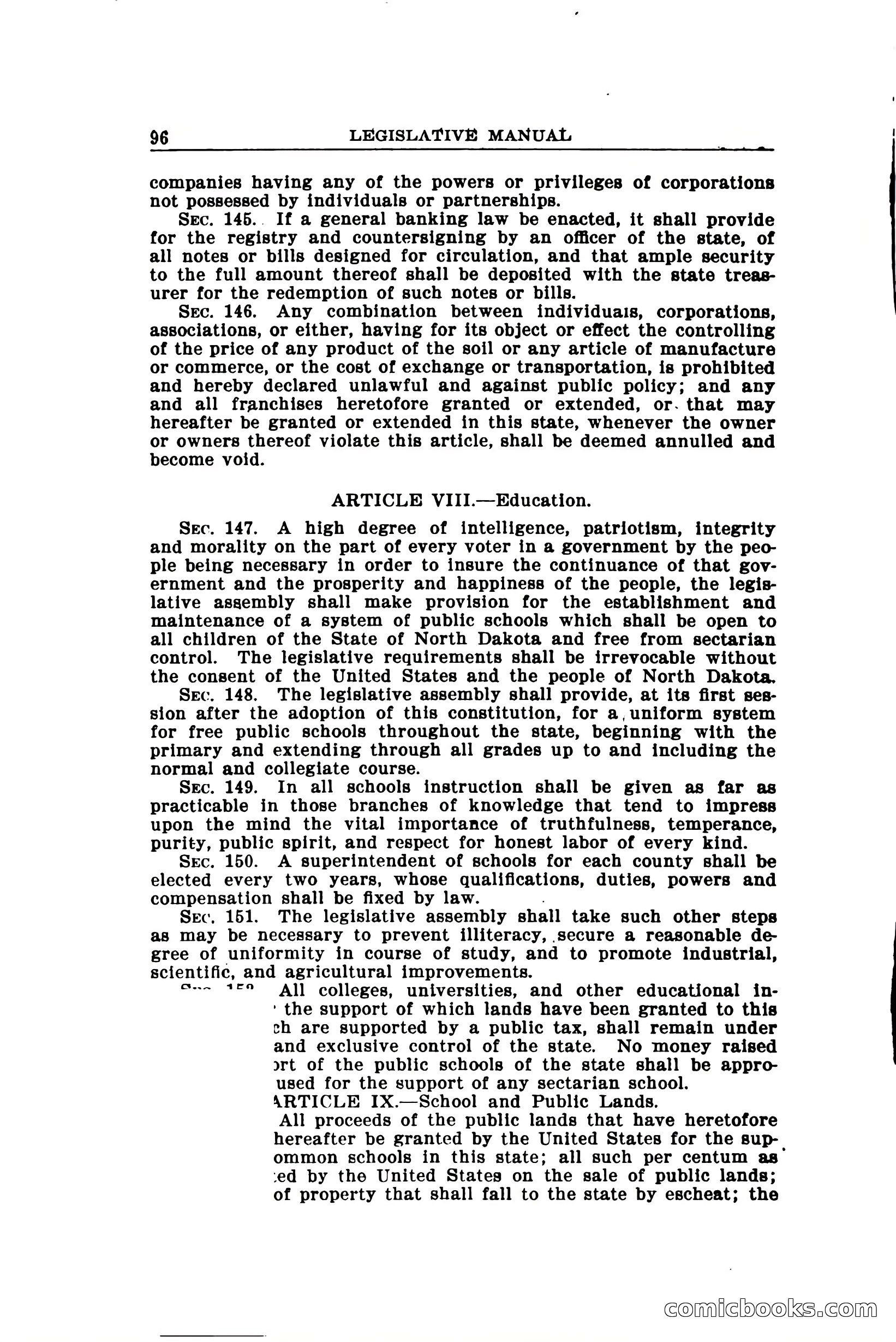 North Dakota Blue Book — page 167 of 394