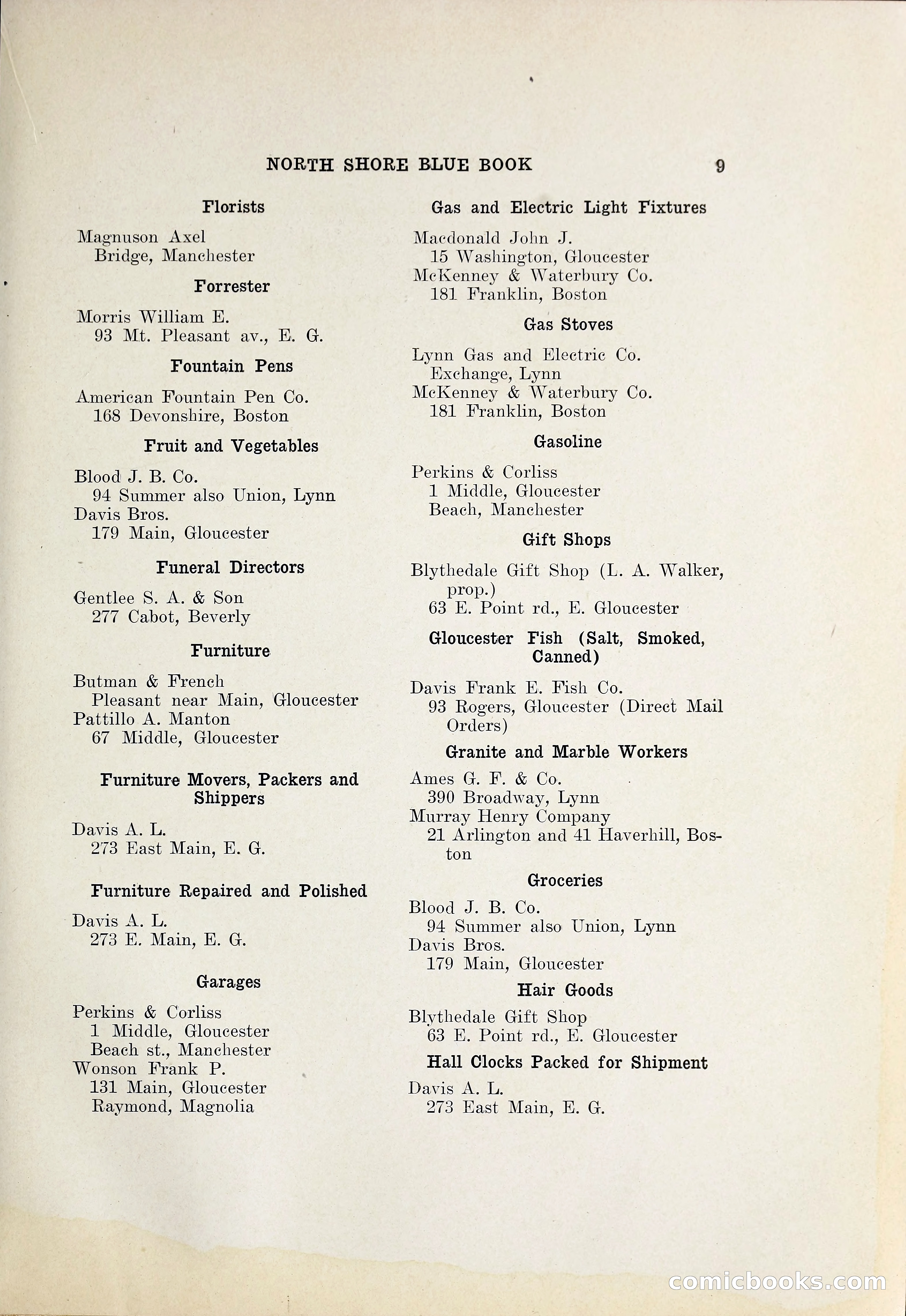 North Shore Blue Book — page 14 of 219
