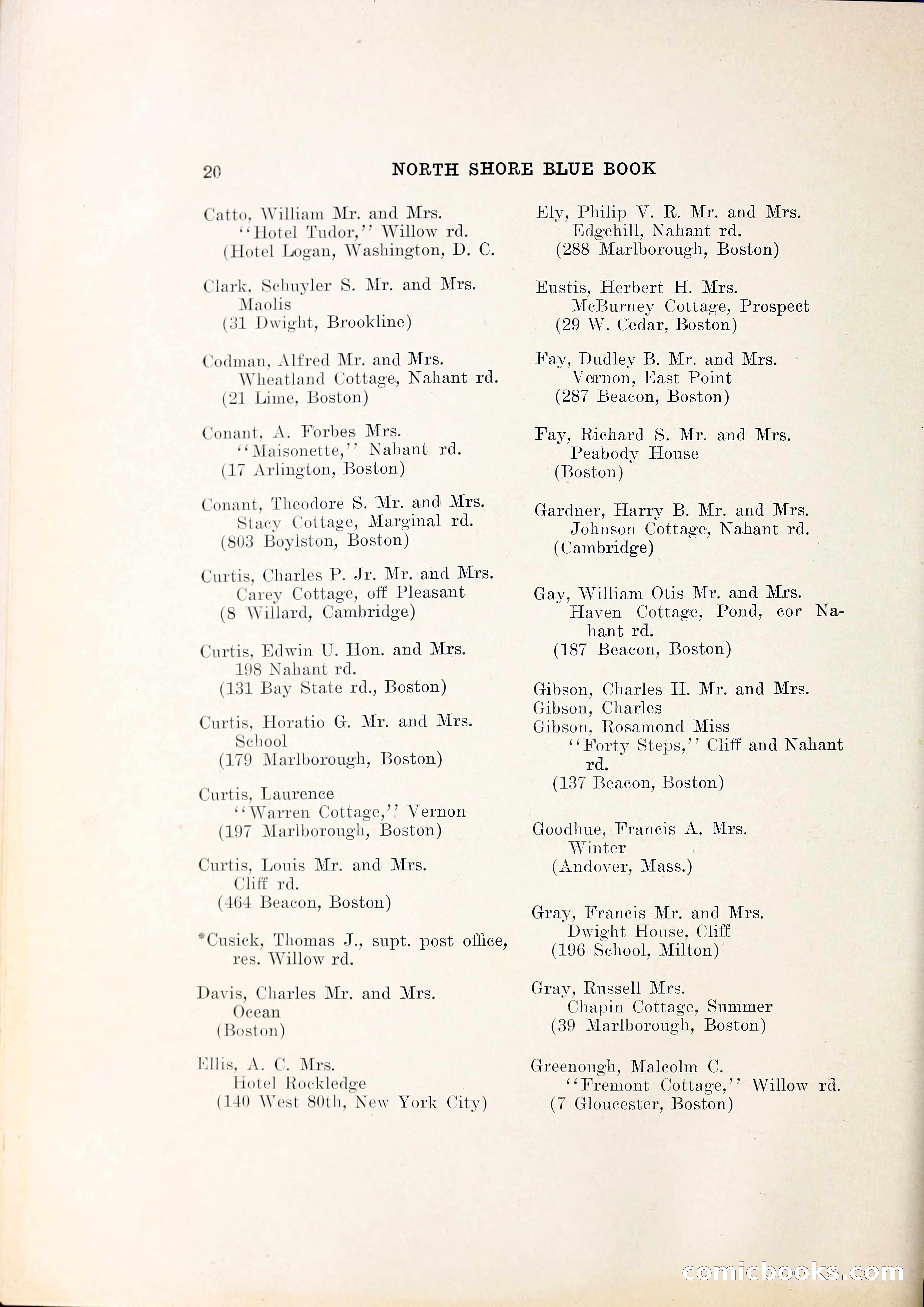 North Shore Blue Book — page 25 of 219