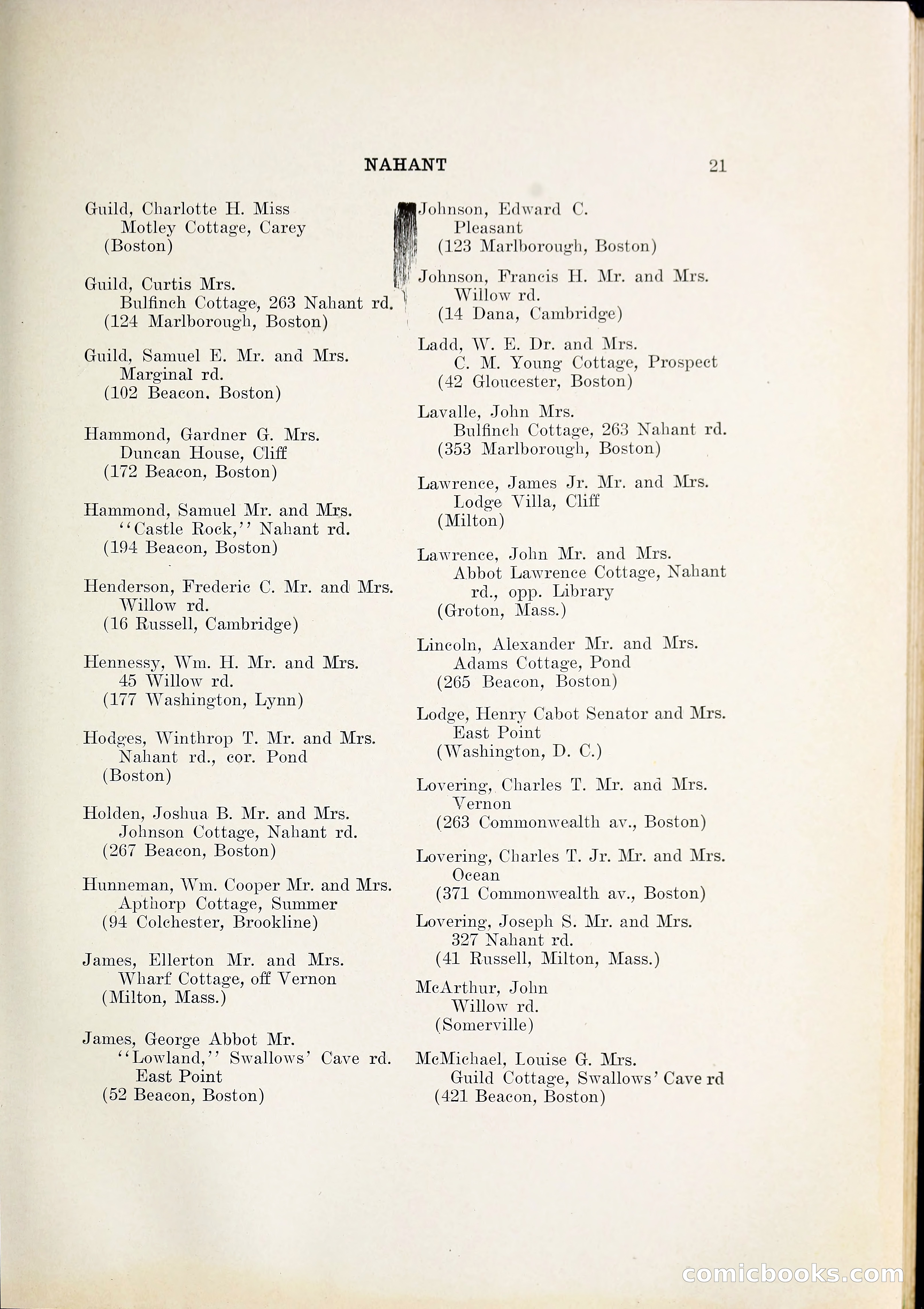North Shore Blue Book — page 26 of 219