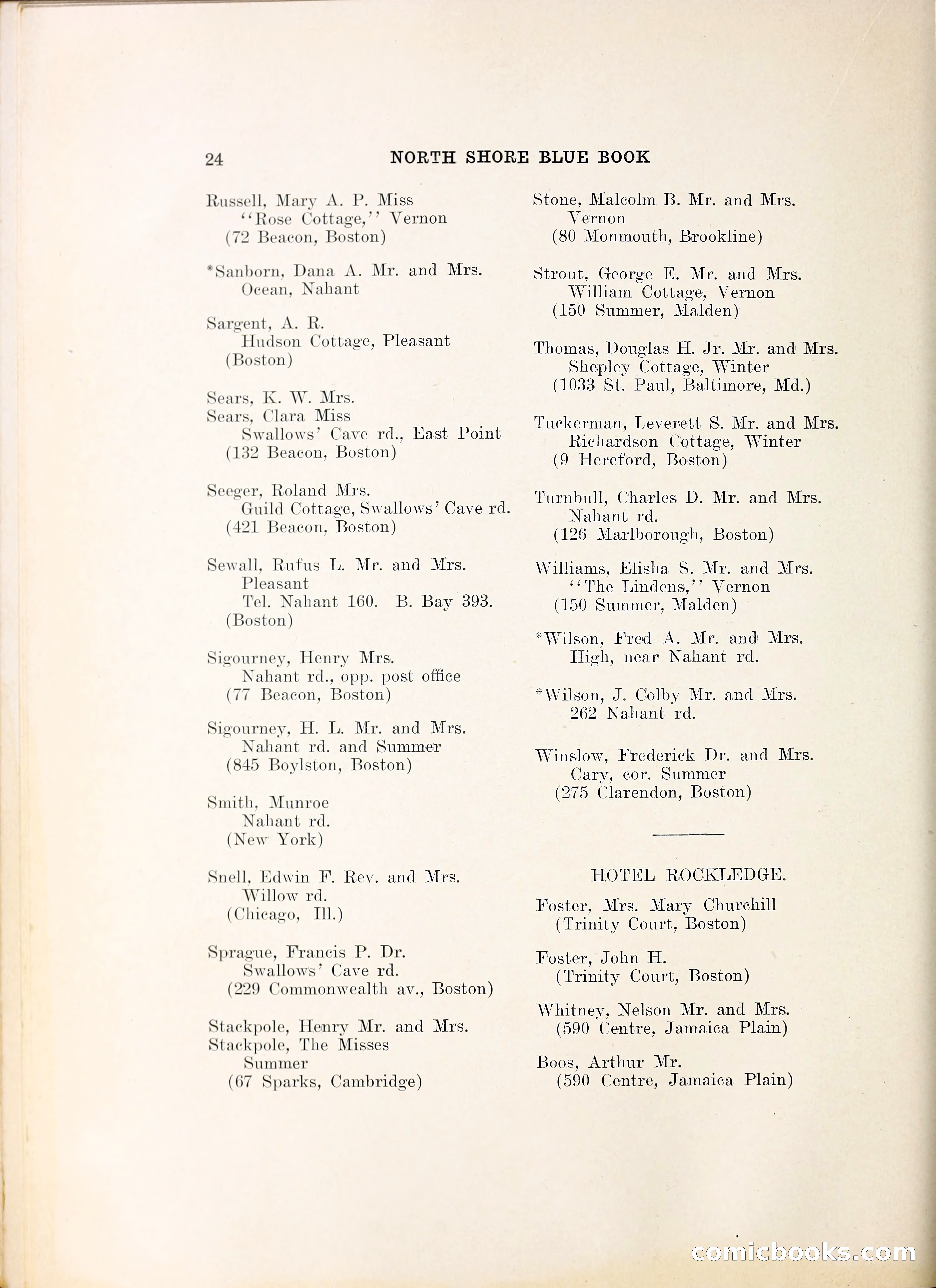 North Shore Blue Book — page 29 of 219