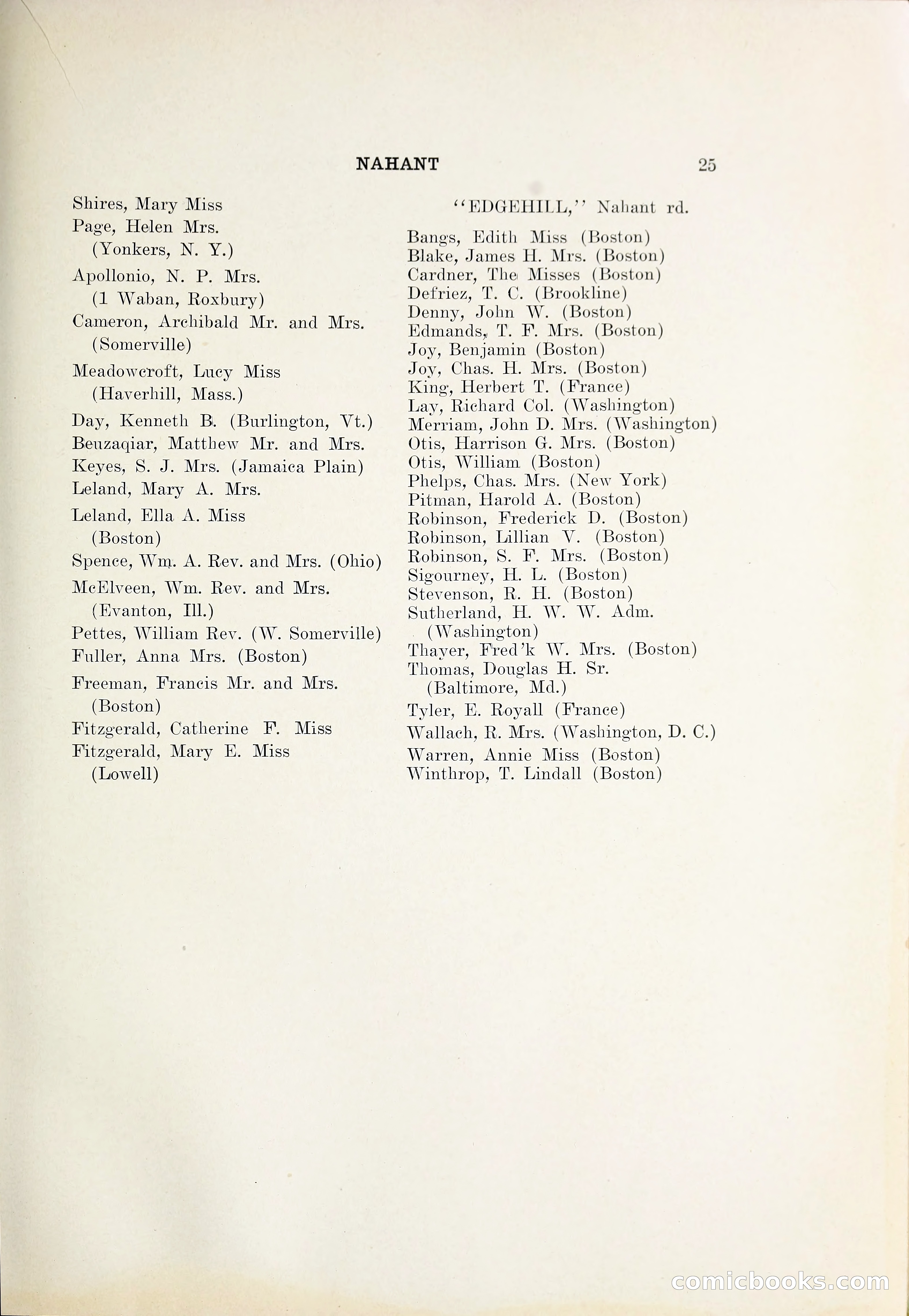 North Shore Blue Book — page 30 of 219