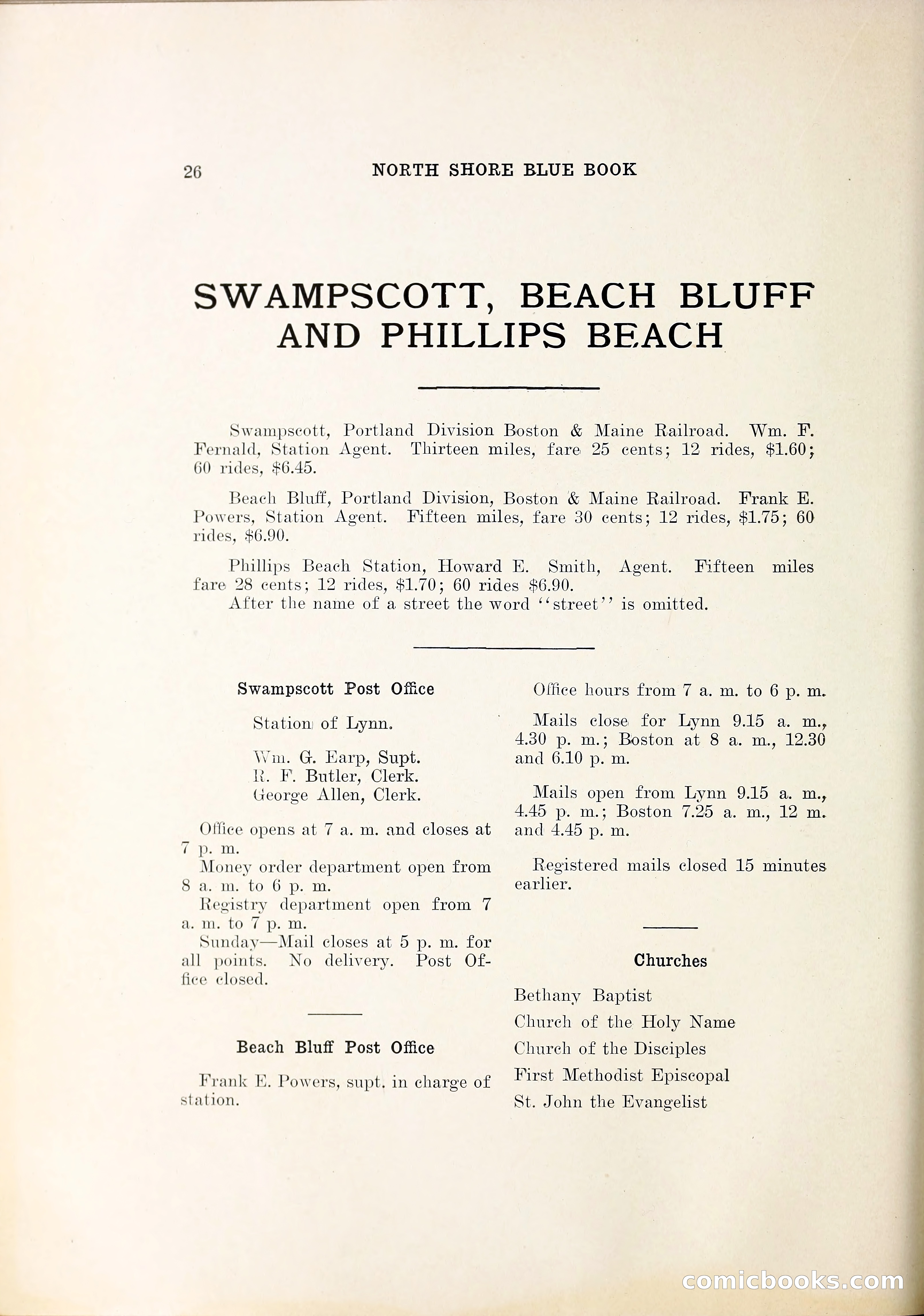 North Shore Blue Book — page 31 of 219