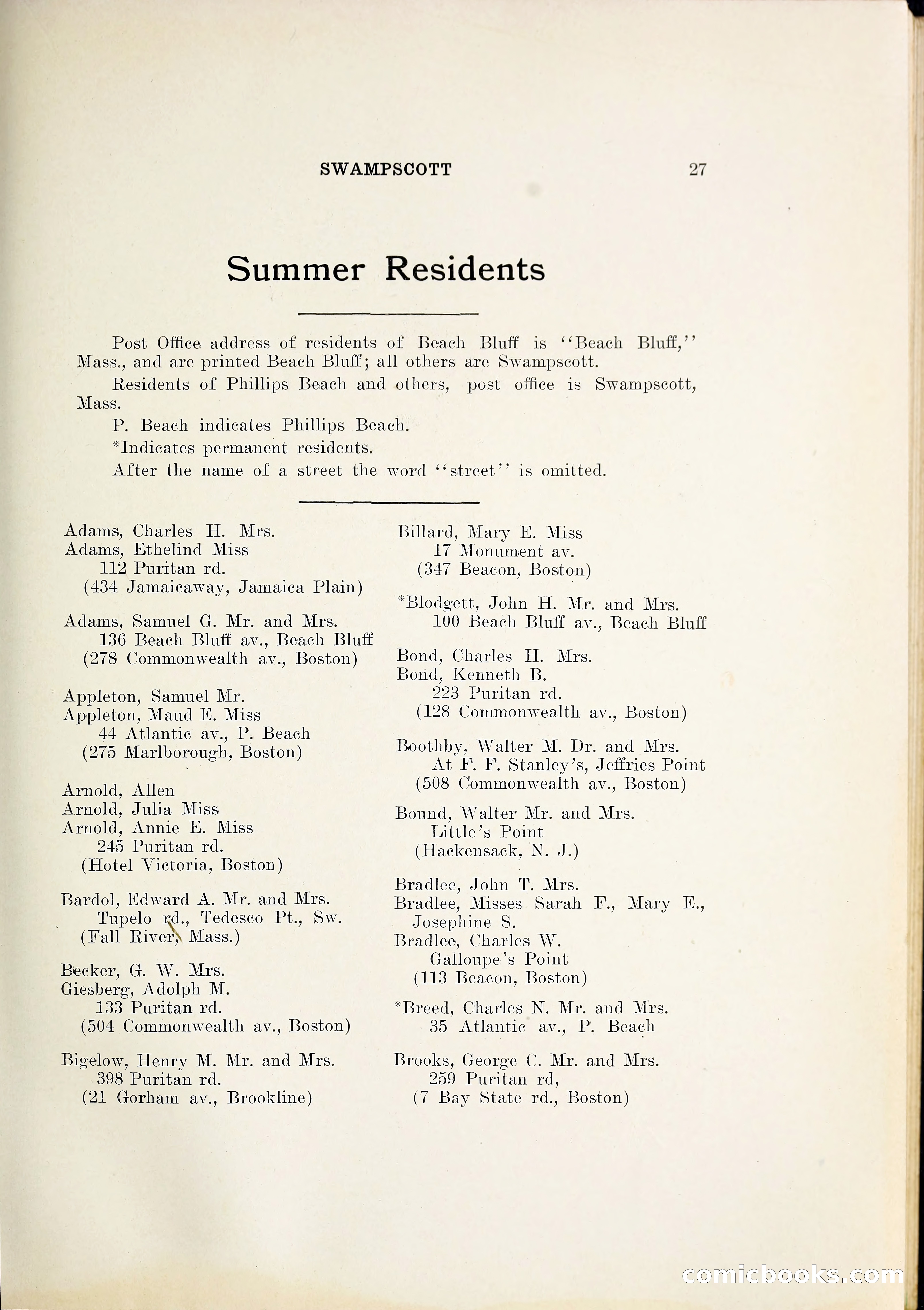 North Shore Blue Book — page 32 of 219