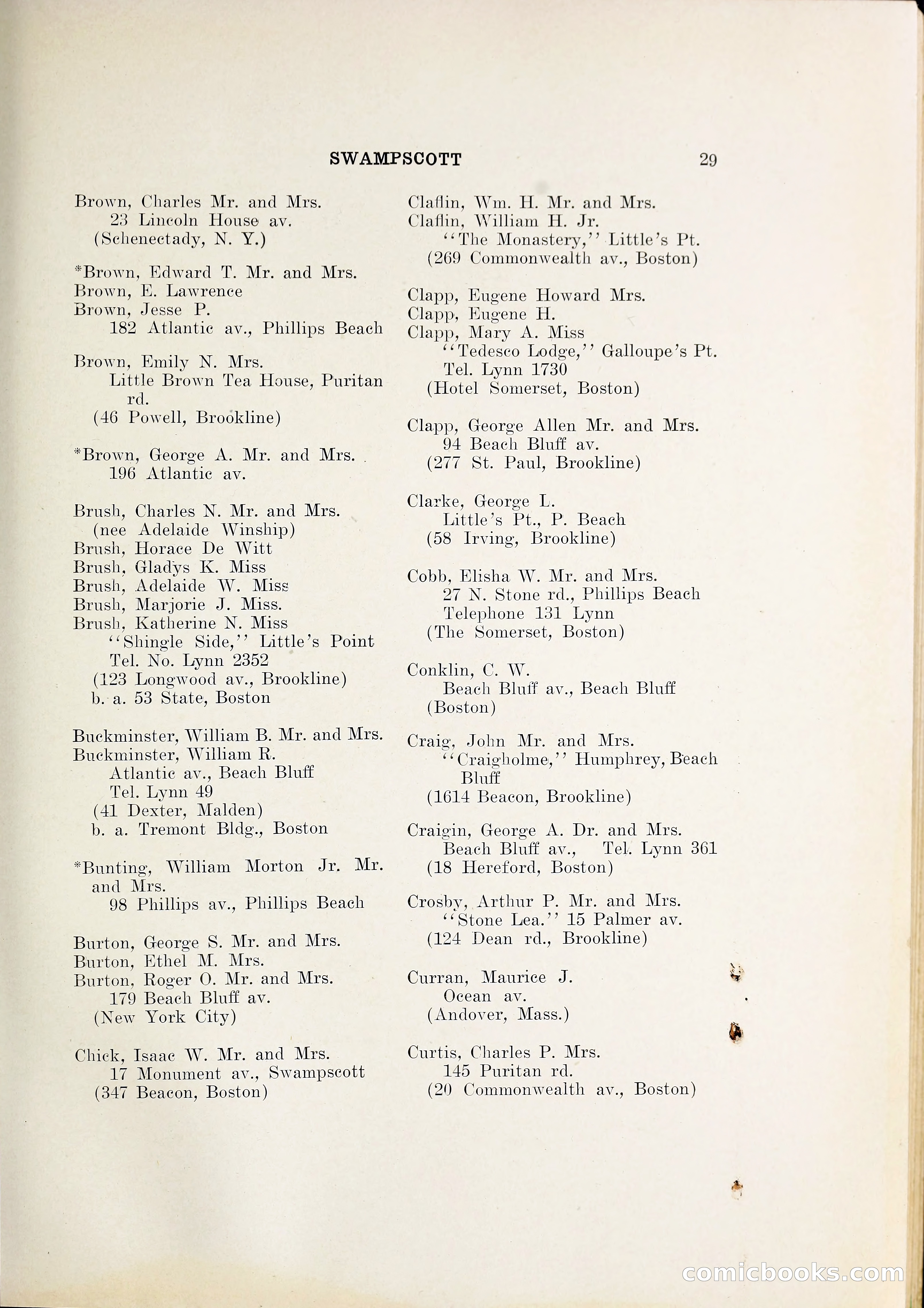 North Shore Blue Book — page 34 of 219